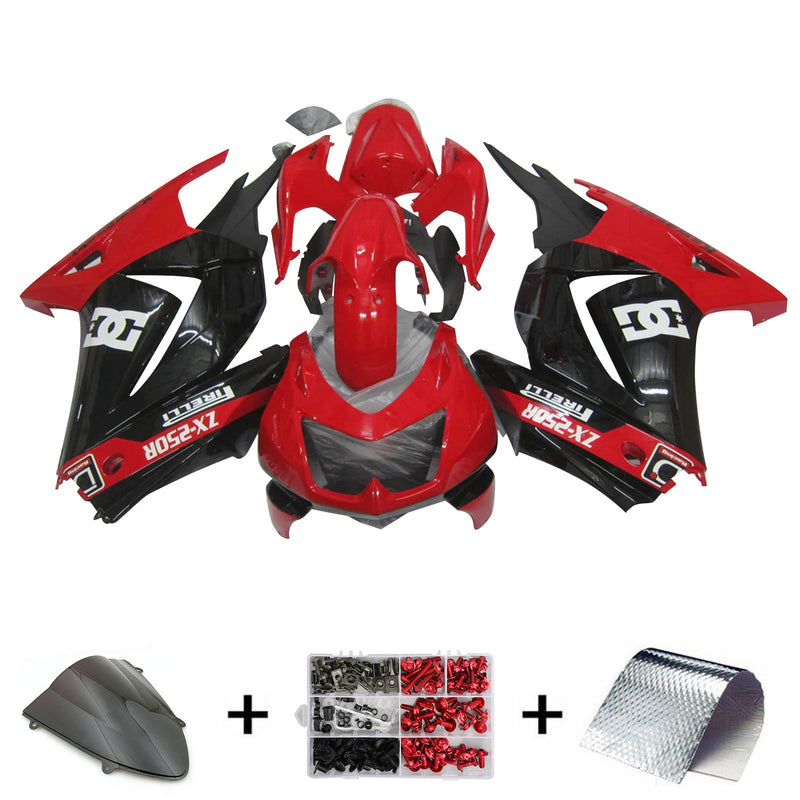 Kawasaki EX250 Ninja250R 2008-2012 Fairing Kit Bodywork Plastic ABS