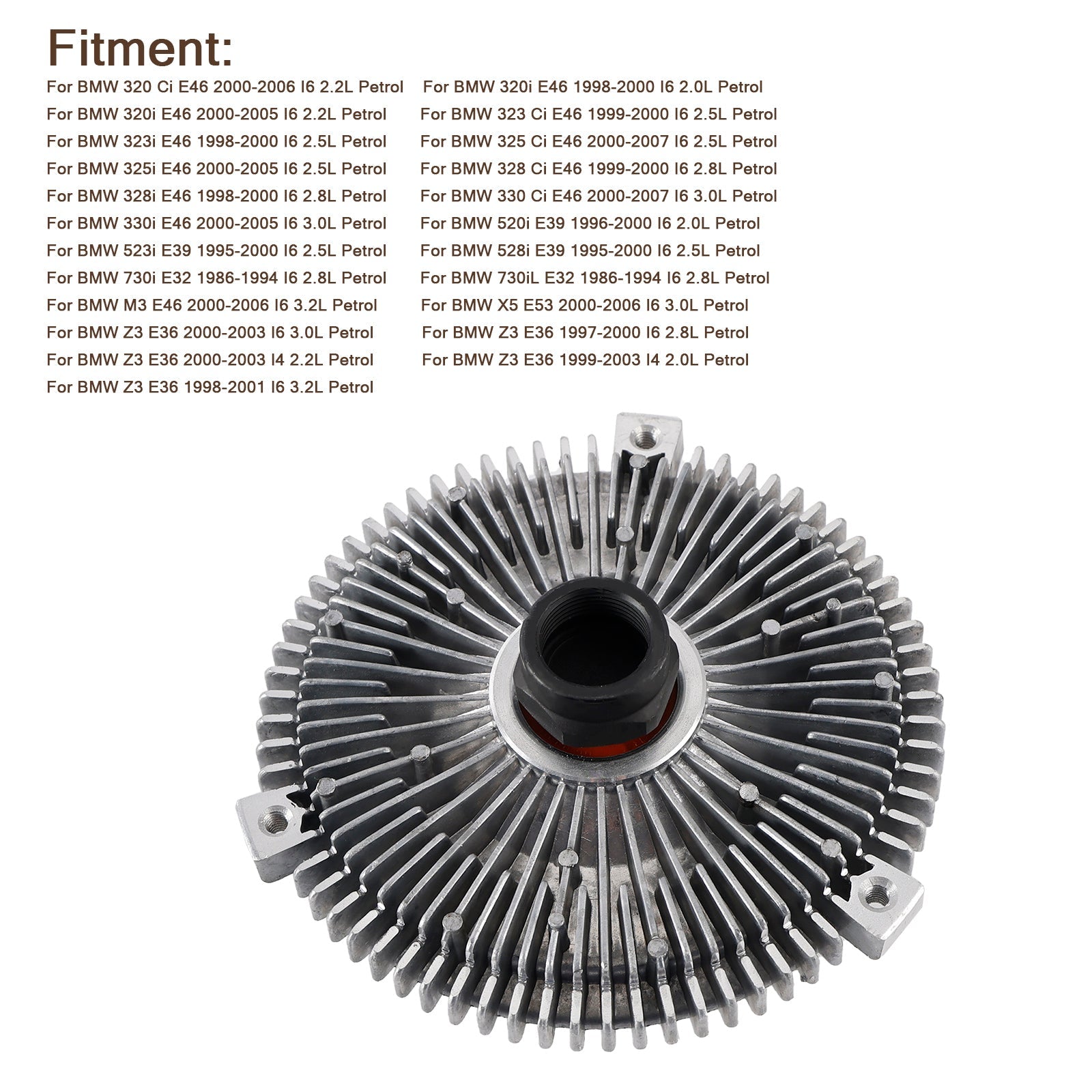 Radiator Cooling Fan Clutch 11521719269 Fit BMW E34 E36 E38 E39 E46 E53 X5