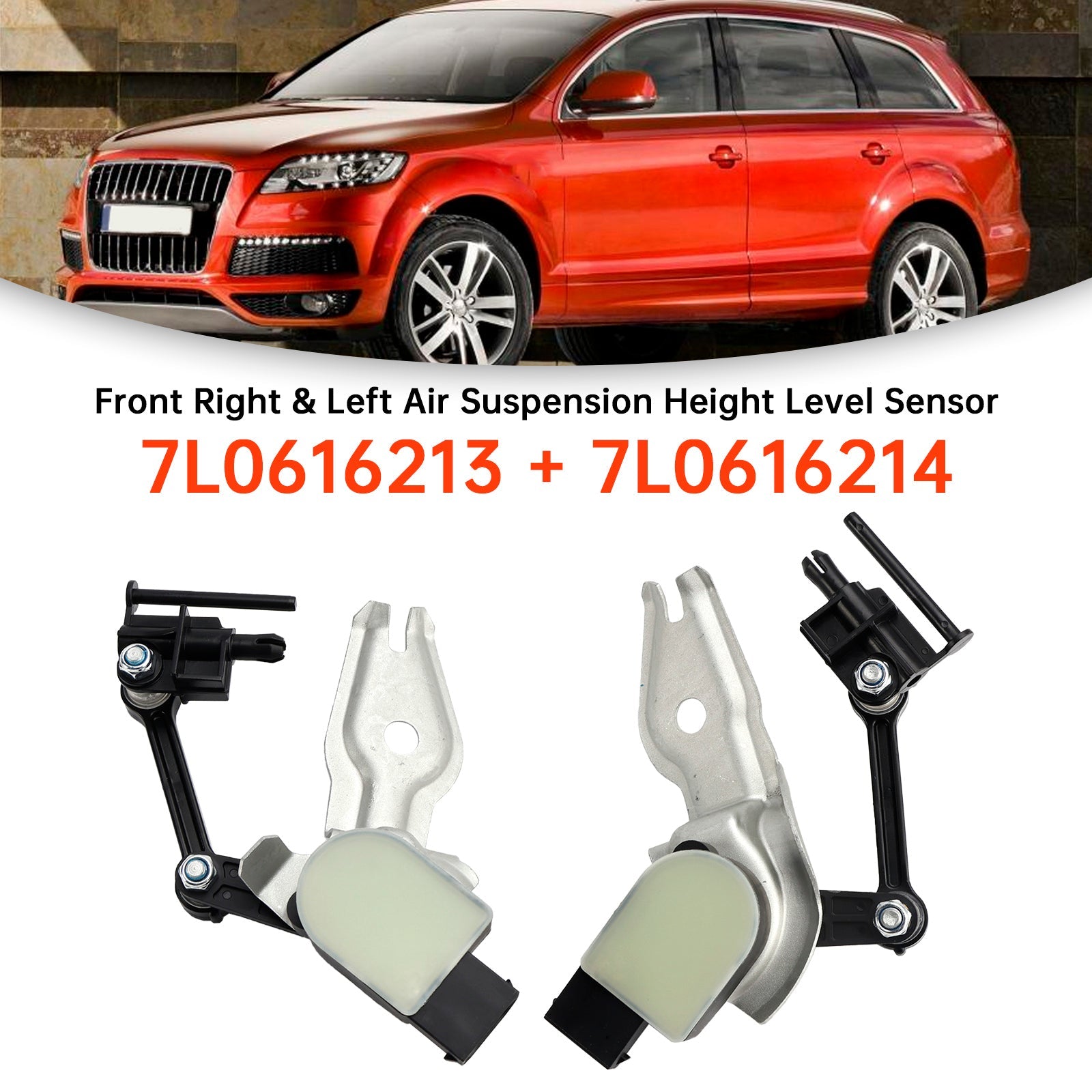 Front Left & Right Suspension Height Sensor 7L0616213 7L0616214 For Audi Q7 A8