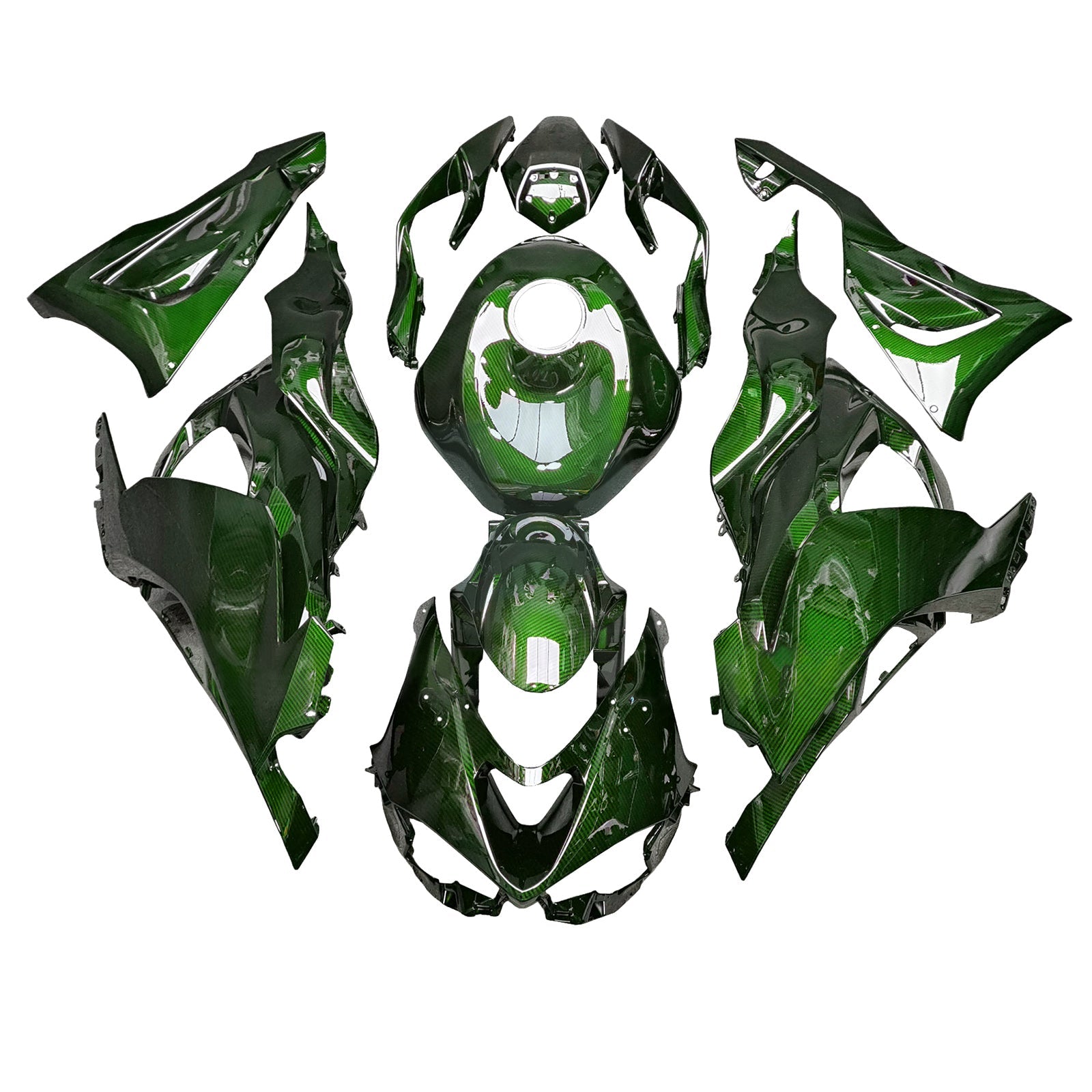 Injection Fairing Kit Bodywork Plastic ABS fit For Kawasaki ZX-6R 2024-2025