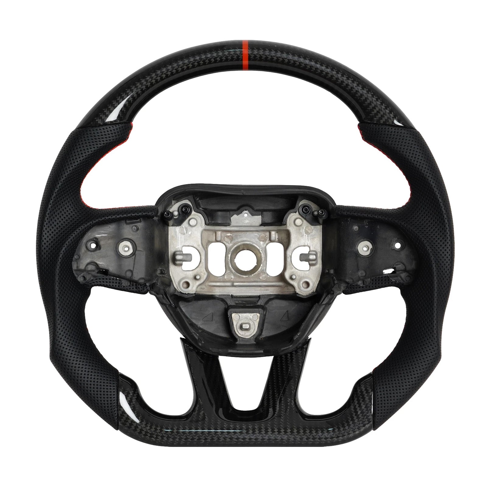 2015-2023 Dodge Challenger Carbon Fiber Heated Steering Wheel