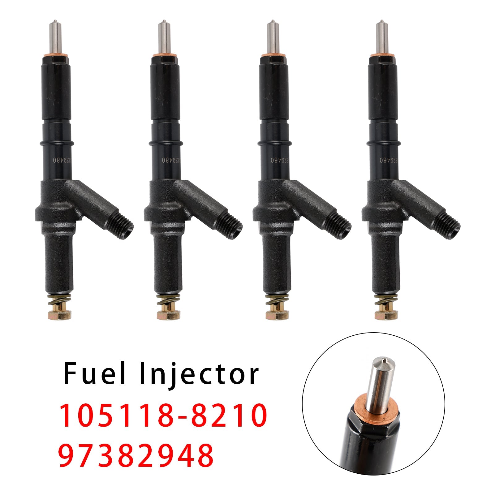 4Pcs Fuel Injector For ISUZU 4JH1 Engine 105118-8210 97382948 8973829480