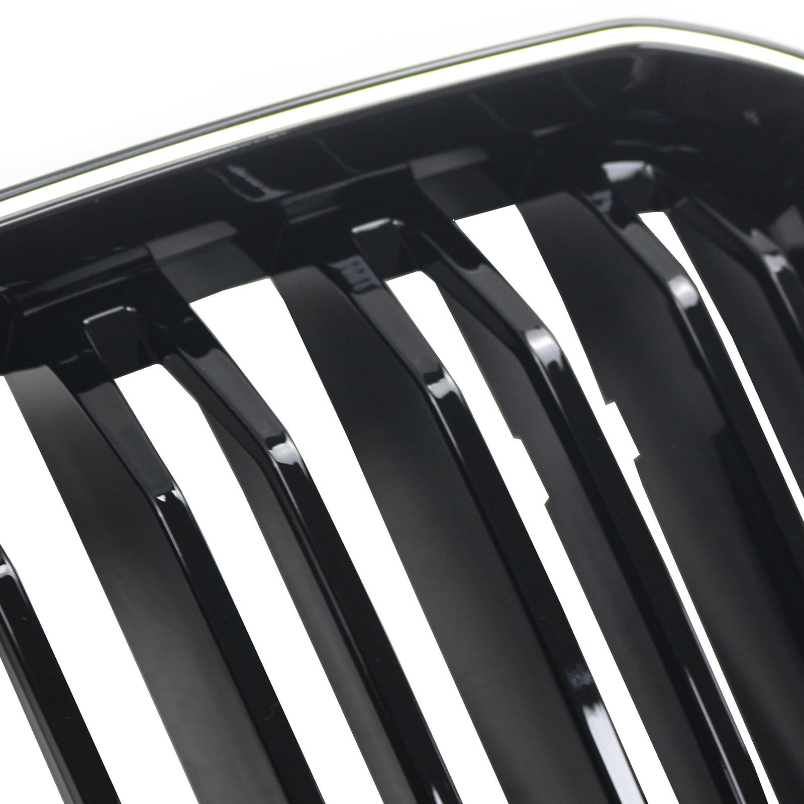 Double Slat Glossy Black Bumper Kidney Grille Fit BMW X3 G01 X4 G02 2022-2025