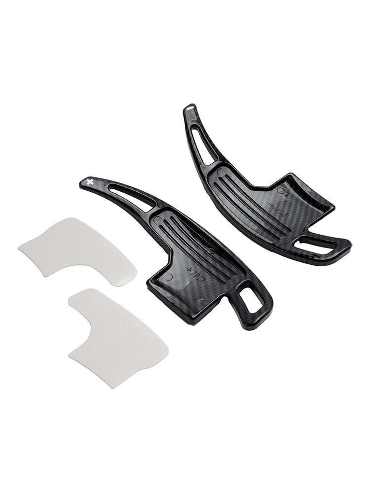 Carbon Style Paddle Shifter Trim Accessories fit Ford Mustang 2015-23 Black