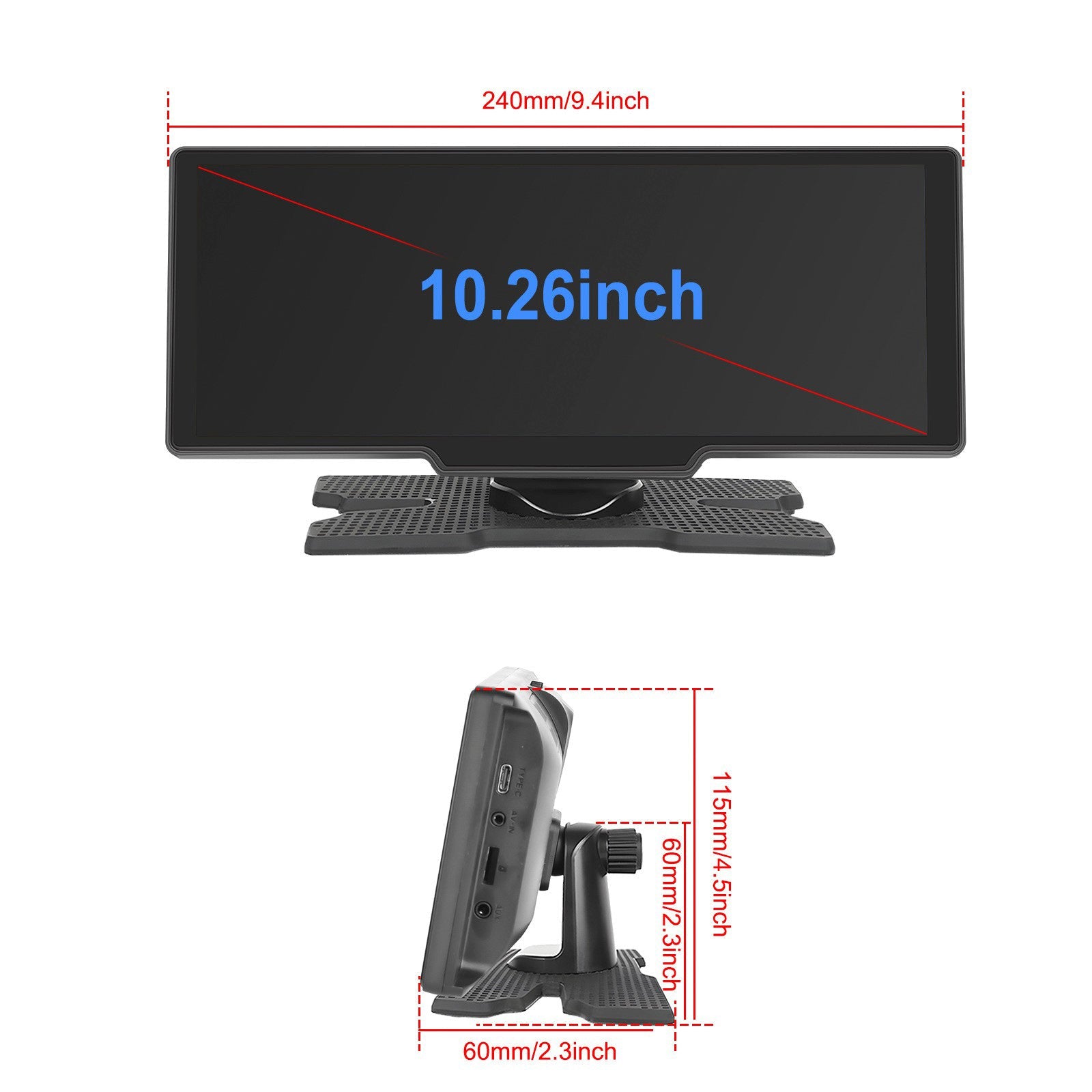 10.26 HD Display Car Navigation System CarPlay all-in-one Machine 12 LED Camera