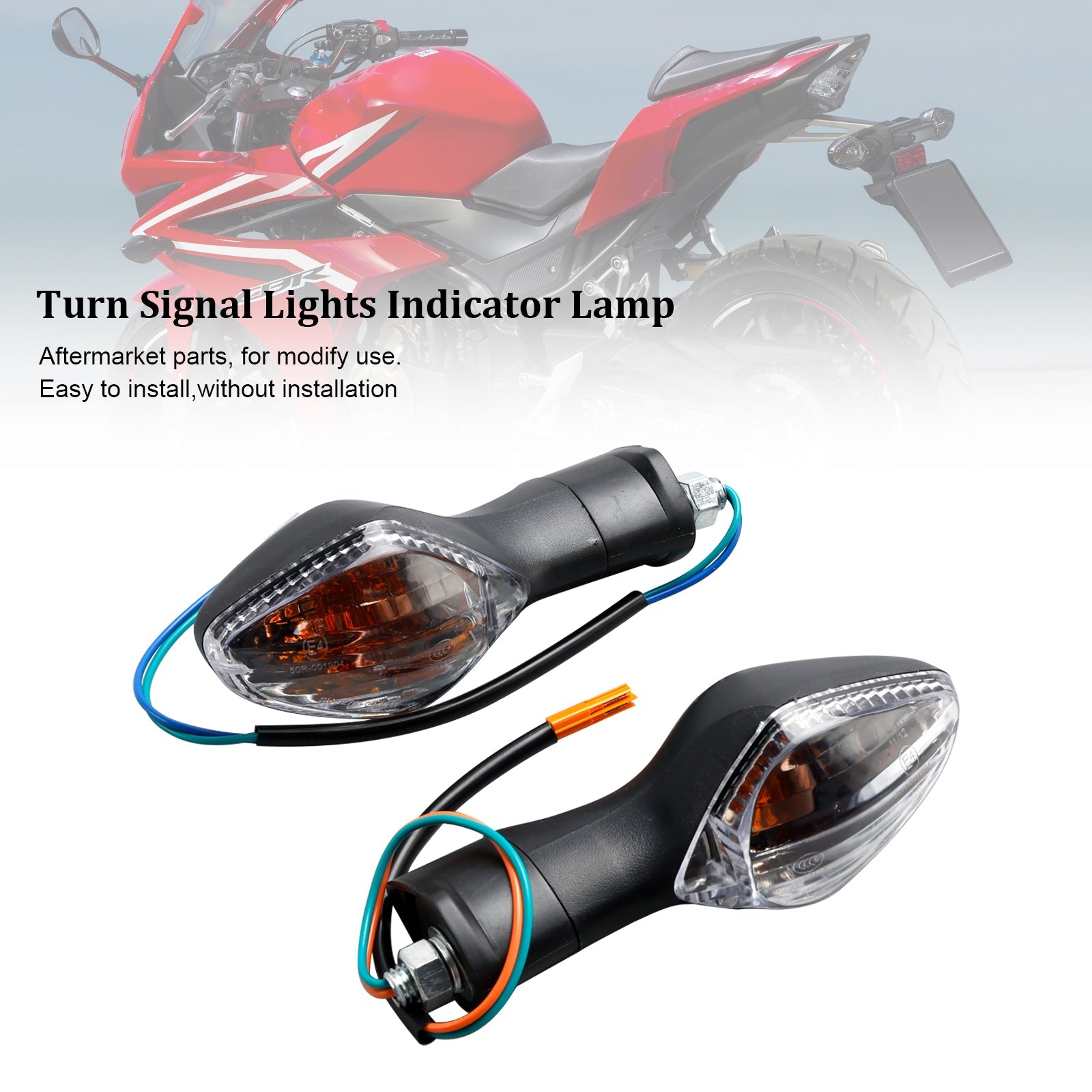 Turn Signal Lights Indicator Lamp For Honda CBR500 CBR650F CTX700 MSX125