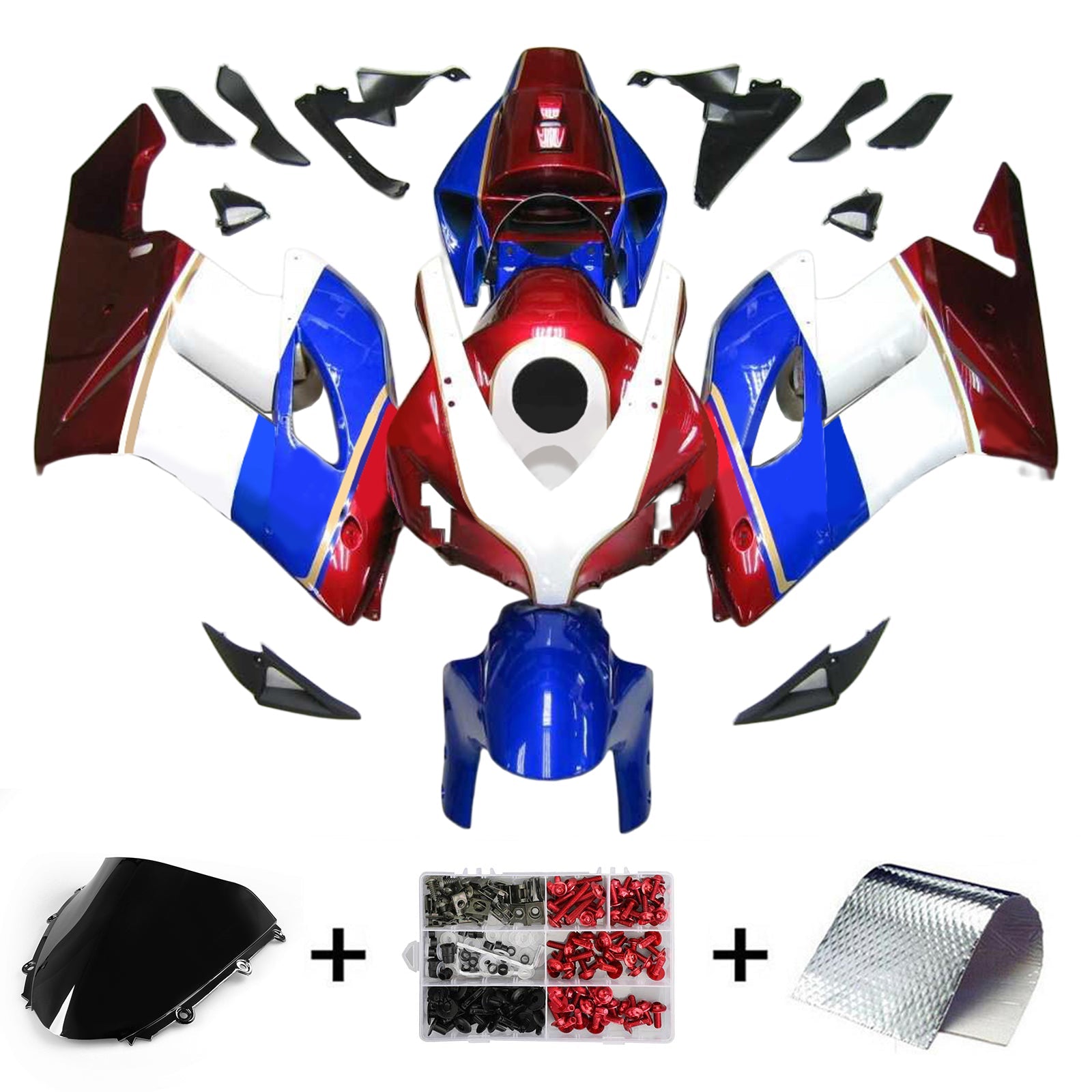 Honda CBR1000RR 2004-2005 Fairing Kit Bodywork Plastic ABS