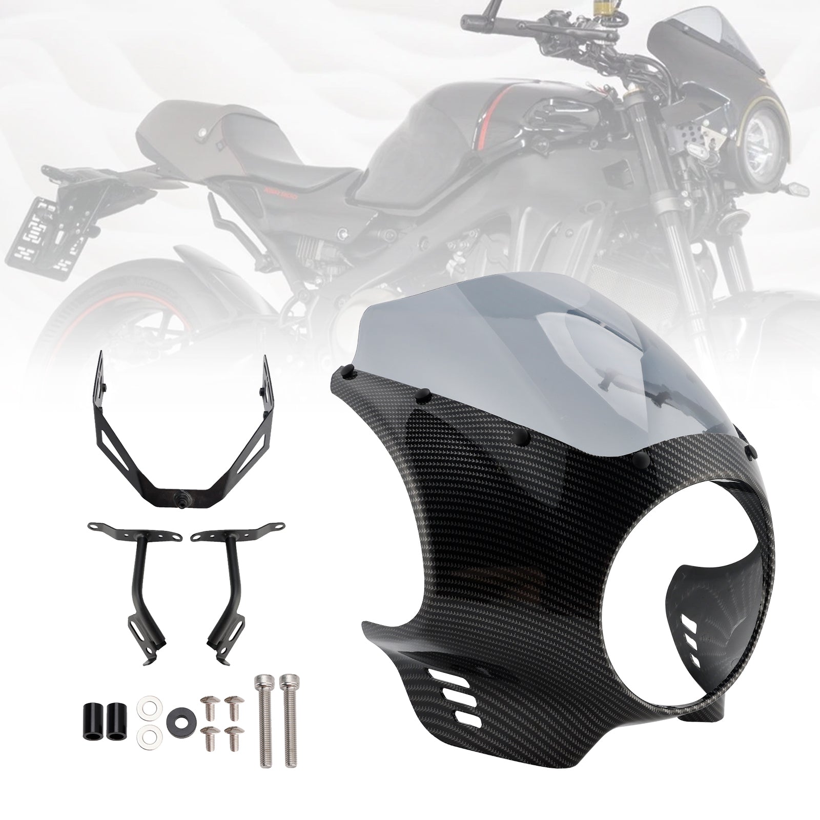 2022-2025 Yamaha XSR900 Headlight Fairing Windshield WindScreen