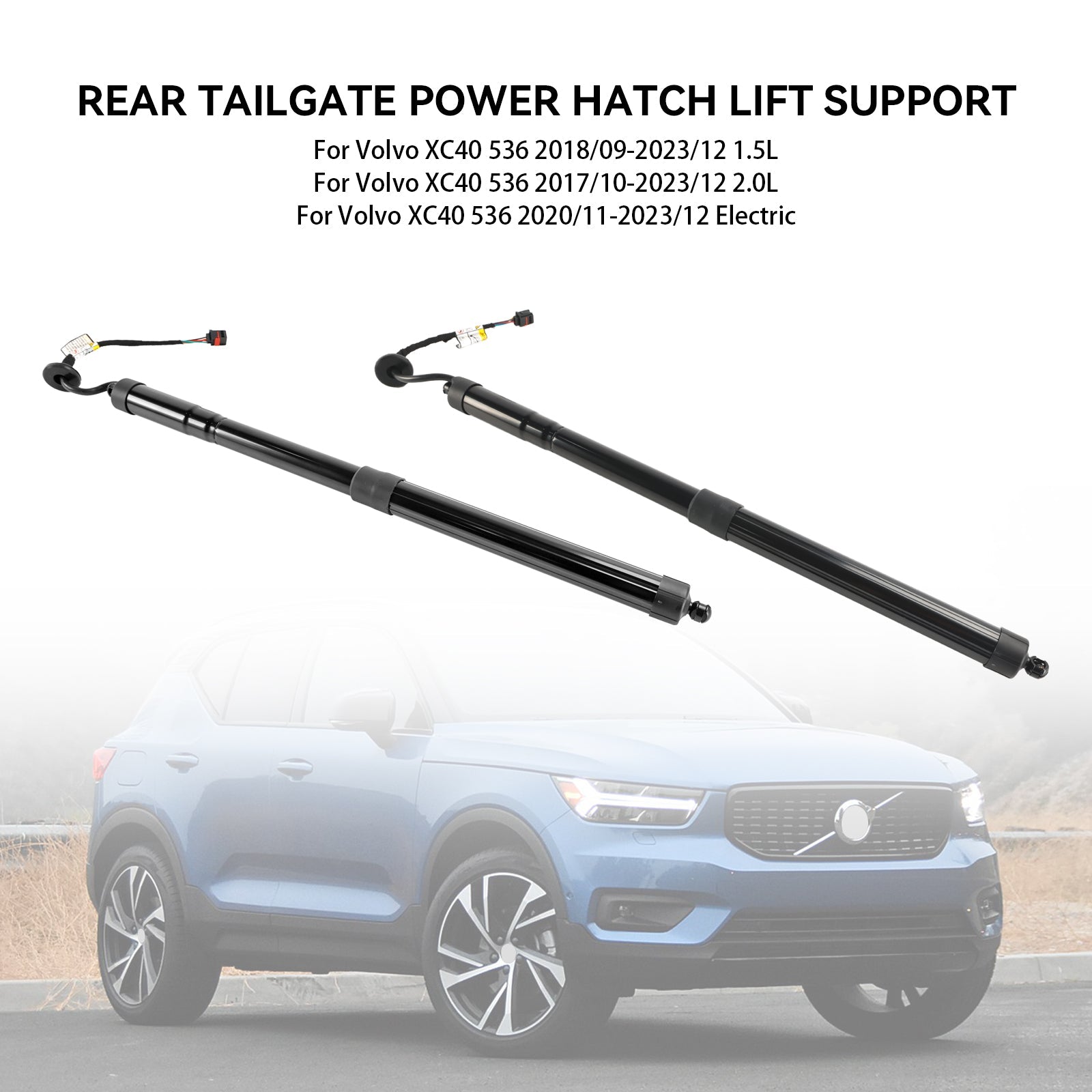 2PCS Rear Electric Tailgate Gas Strut 32296296 fit Volvo XC40 536 2019-2023