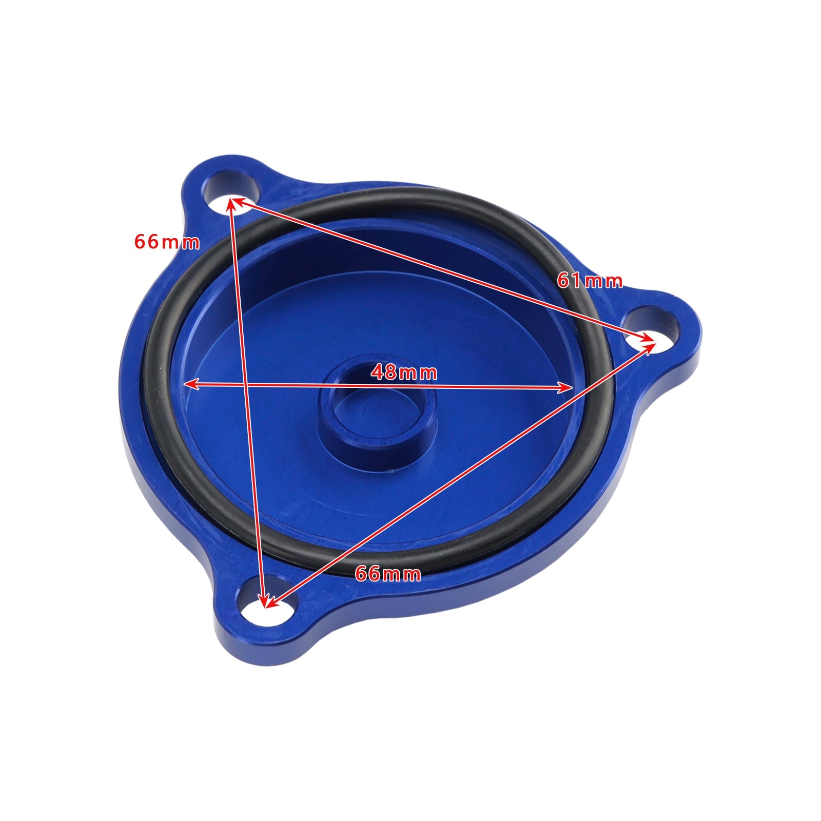 CNC Blue Oil Filter Cover For Suzuki Burgmann UH 125 150 200 DR-Z 400 E S SM