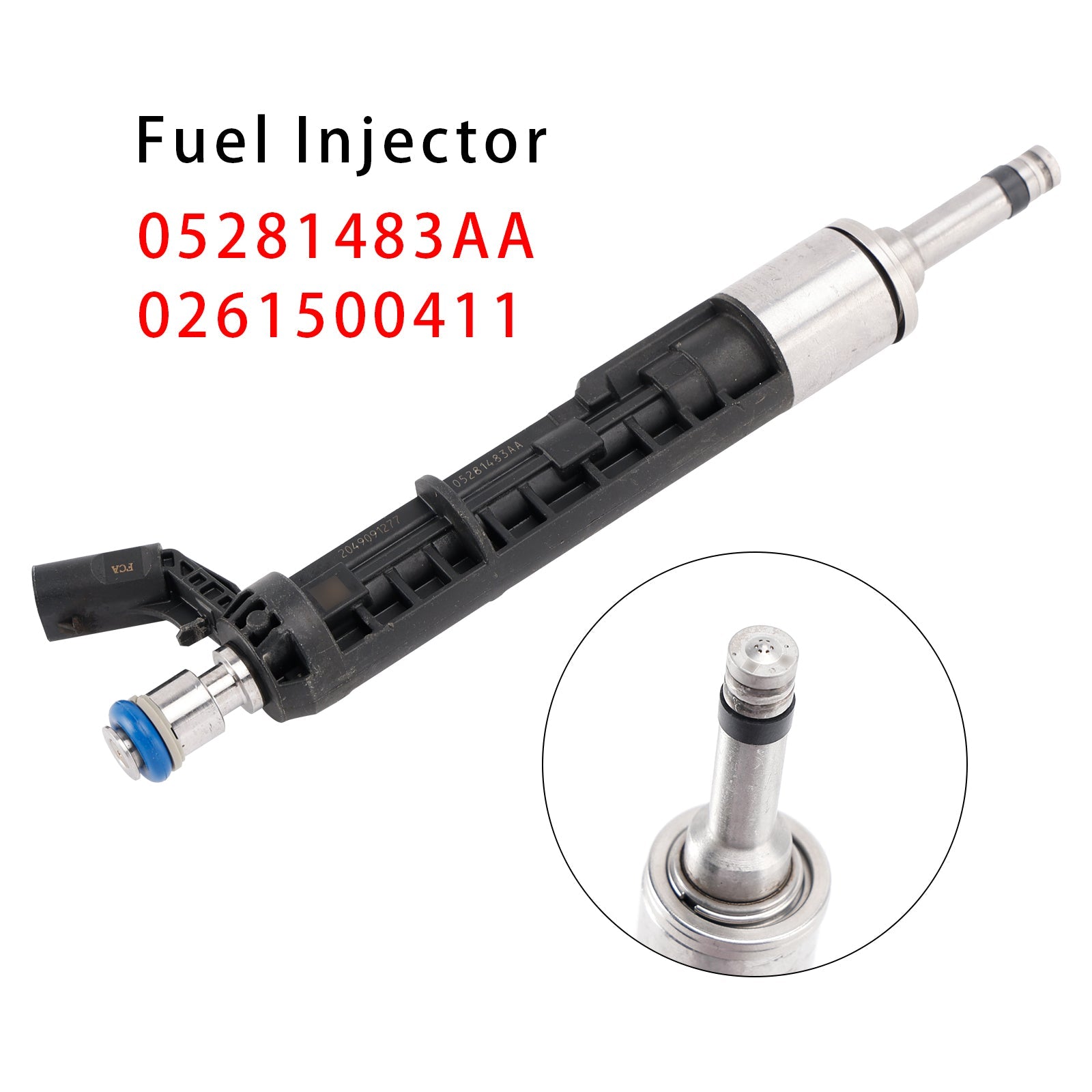 1Pcs Fuel Injector For Jeep Wrangler Dodge 2.0L 18-24 05281483AA 0261500411