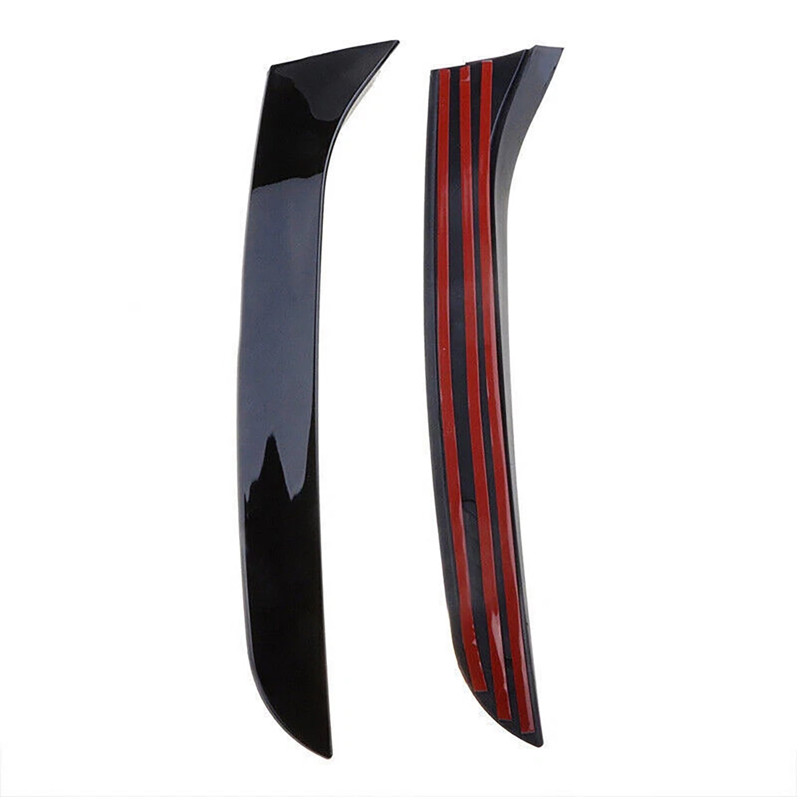 Gloss Black Pair Rear Window Side Wing Spoiler For VW Passat B7 Wagon 11-15