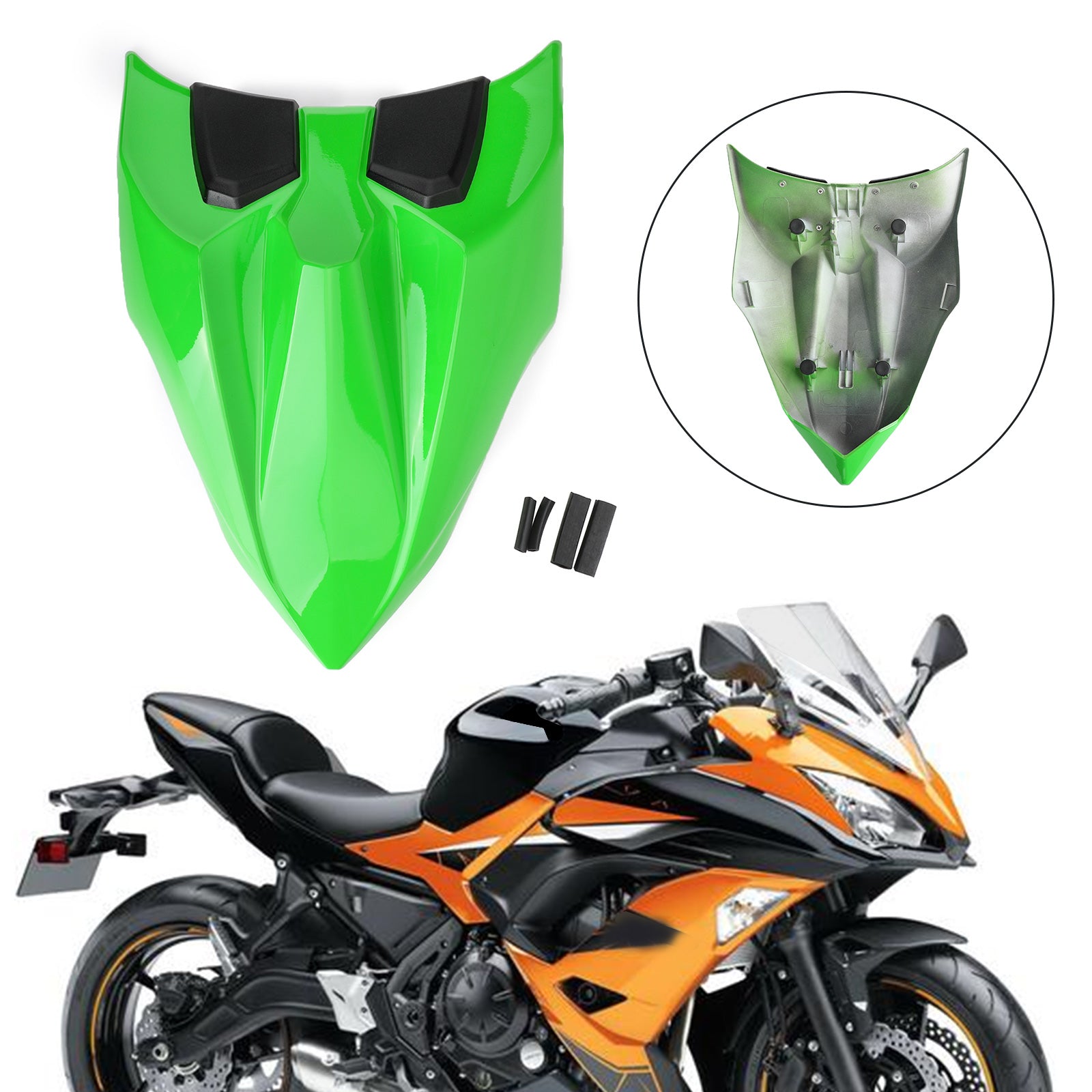 غطاء هدية للمقعد الخلفي للدراجة النارية لـ Kawasaki Z650 Ninja 650 2017-2023