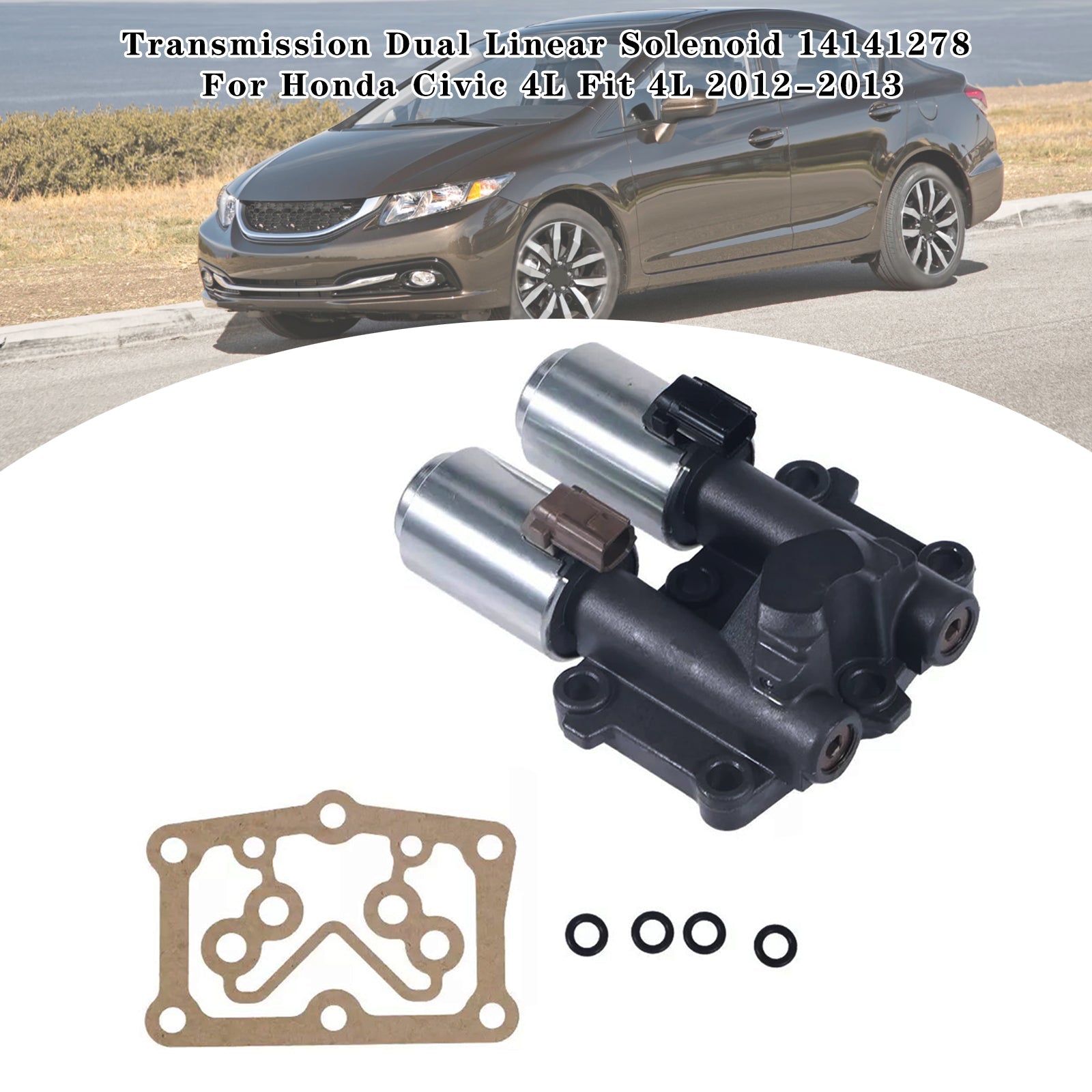 Honda Civic 4L Fit 4L 2012-2013용 변속기 듀얼 리니어 솔레노이드 14141278