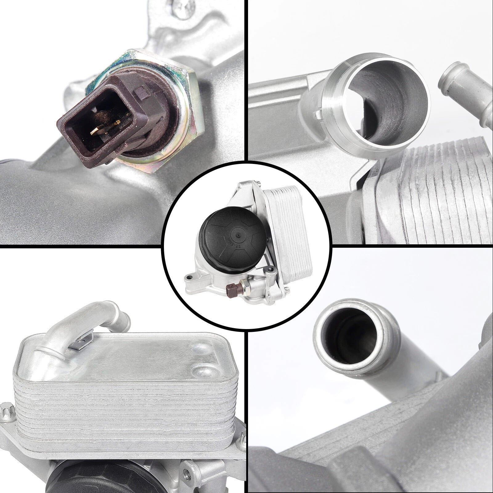 2012-2015 BMW 328i Luxury Sedan 4-Door Engine Oil Cooler Oil Filter Assembly 11428637812