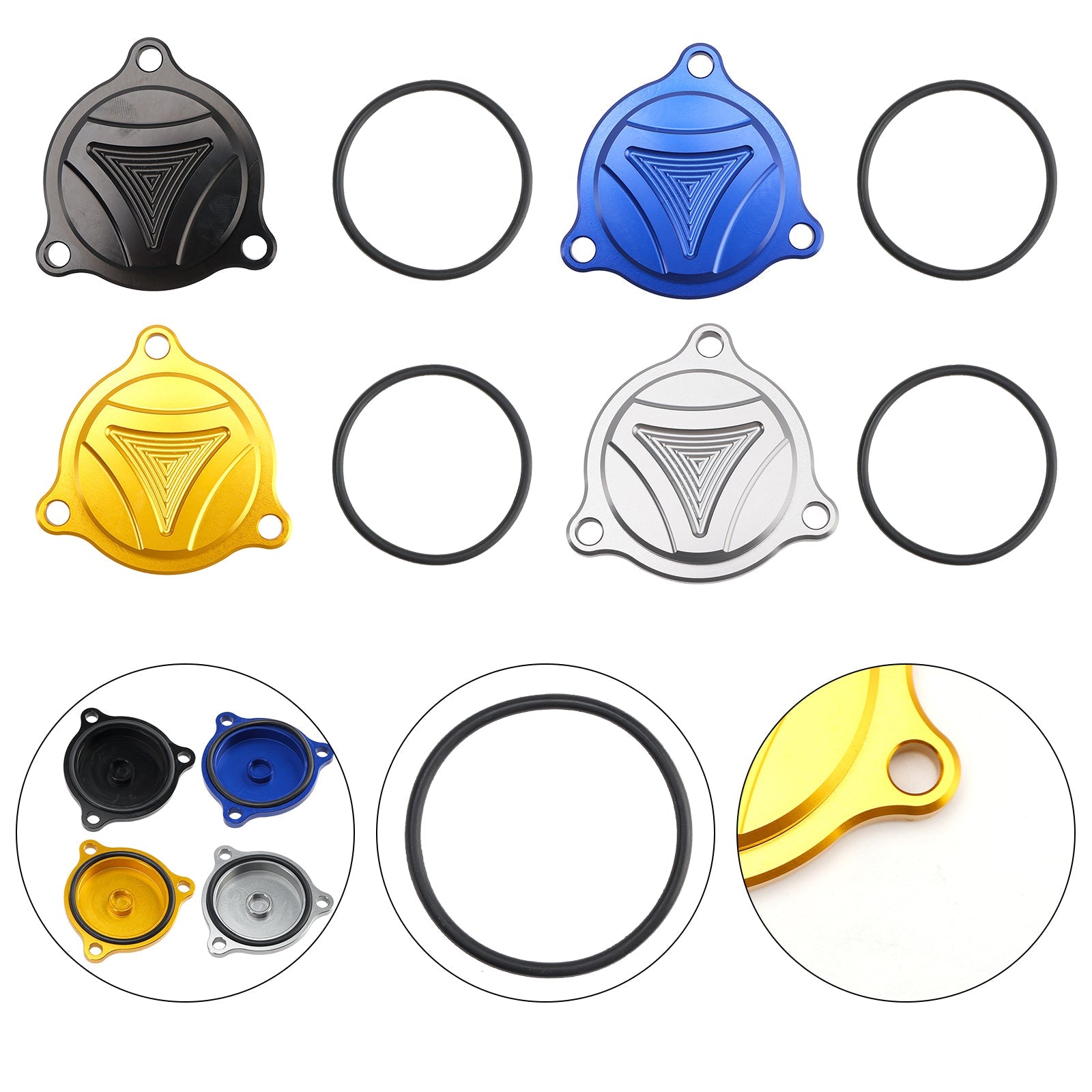 CNC OIL FILTER COVER FOR SUZUKI DRZ400 DRZ 400S DRZ 400SM DRZ400E 05-2025