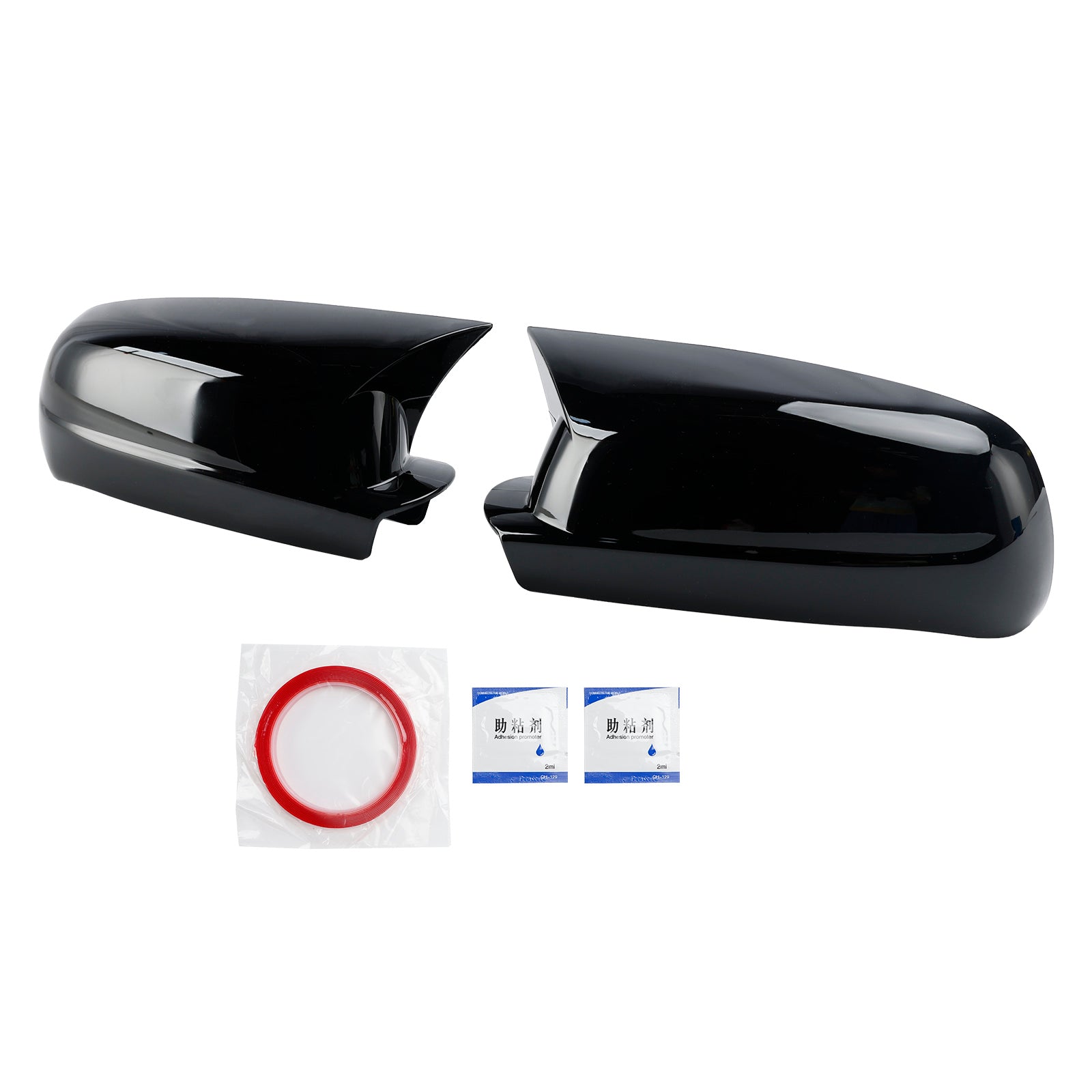 VW Golf Mk4 1998-2004 Gloss Black Wing Door Mirror Cover Caps Left + Right