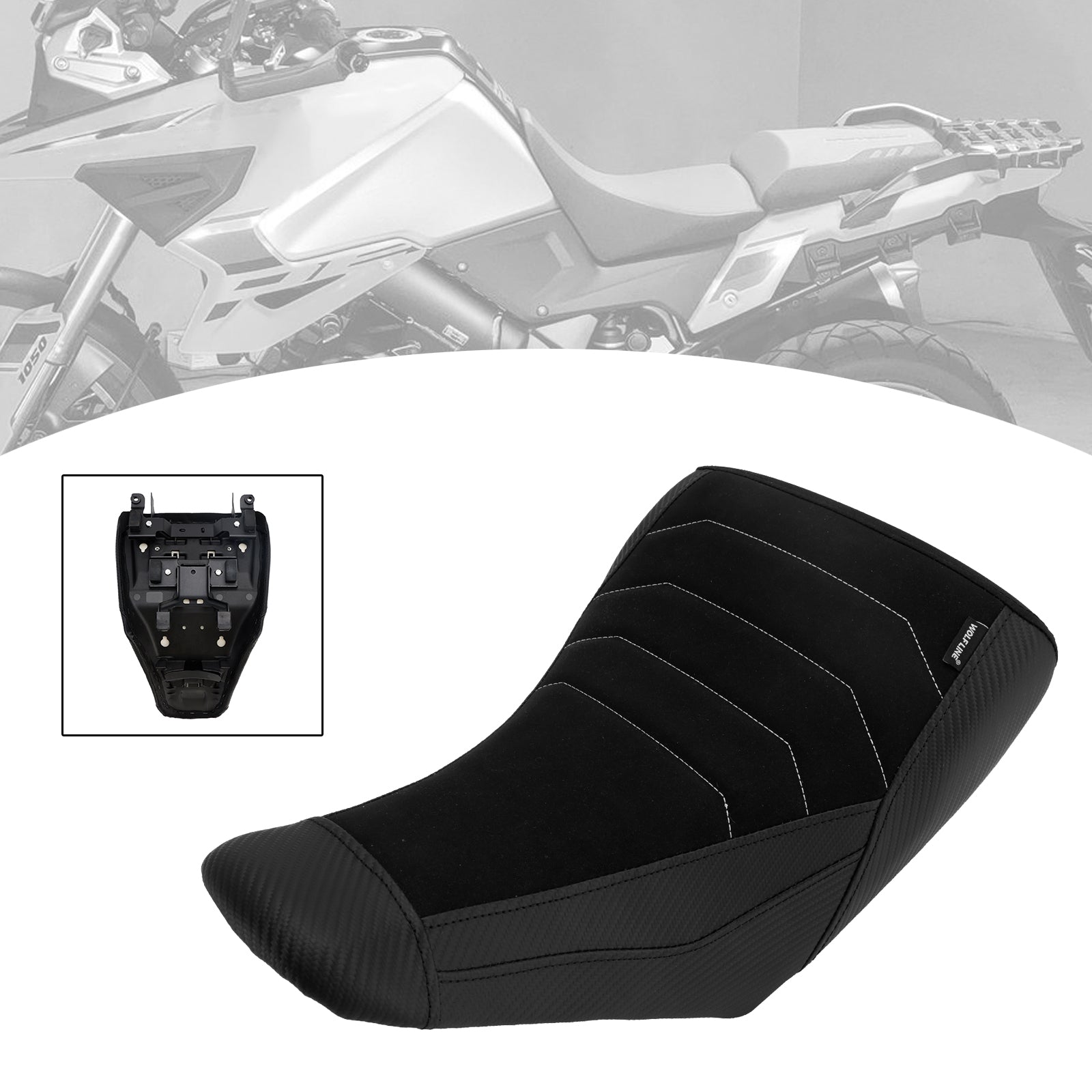 2023-2025 Suzuki V-Strom Dl1050 Front Driver Raider Seat Pillion Saddle Red Yellow