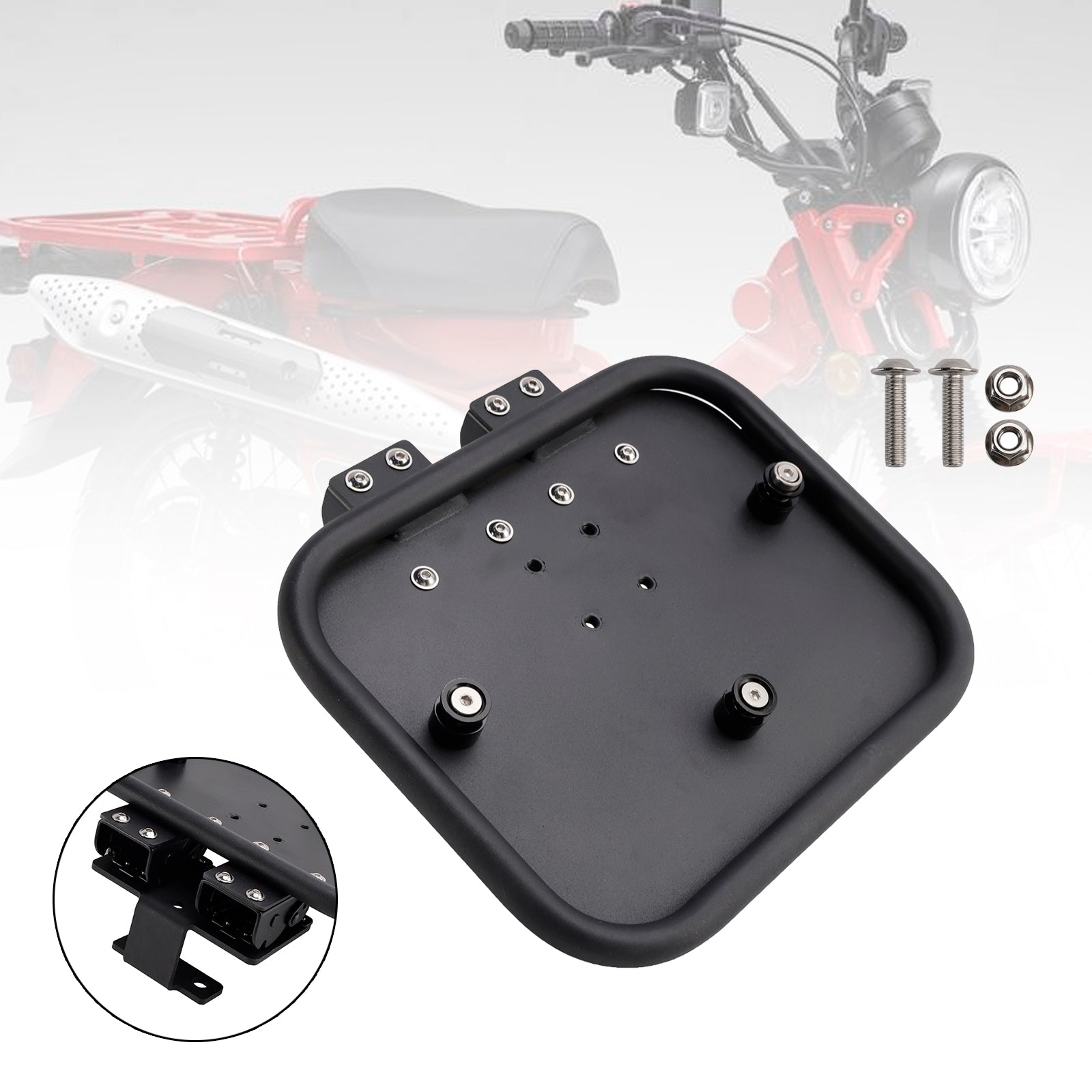 2020-2024 Honda Ct125 Huntercub 125 Saddlebag Support Mounting Bracket Black
