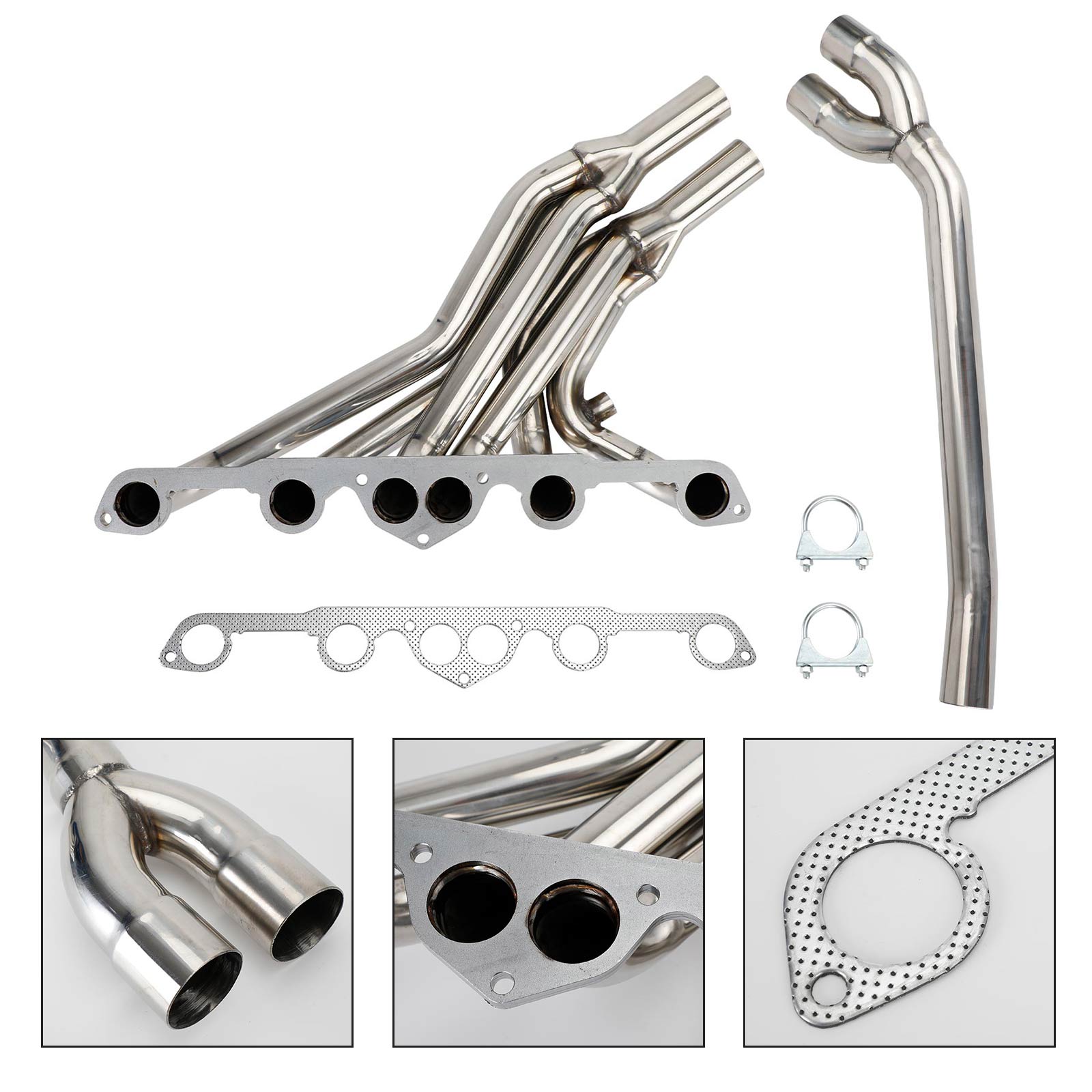 Stainless Exhaust Header Manifold Fit Nissan 280Z 280ZX L28E 77-83 Fit Datsun