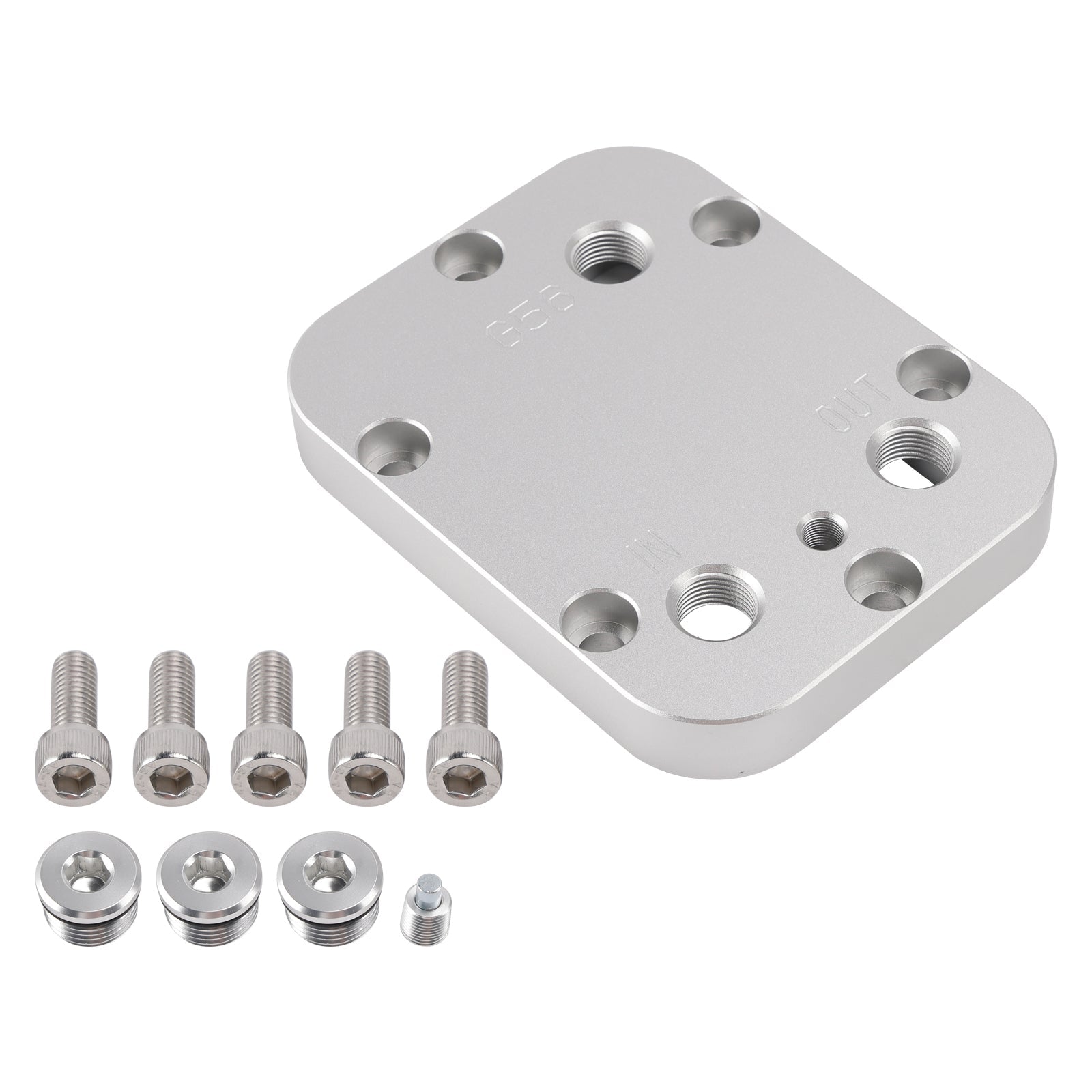 3 Ports PTO Cooler Cover 1/8 NPT For Ram 1/8 NPT 1500 2500 3500 4000 4500 G56