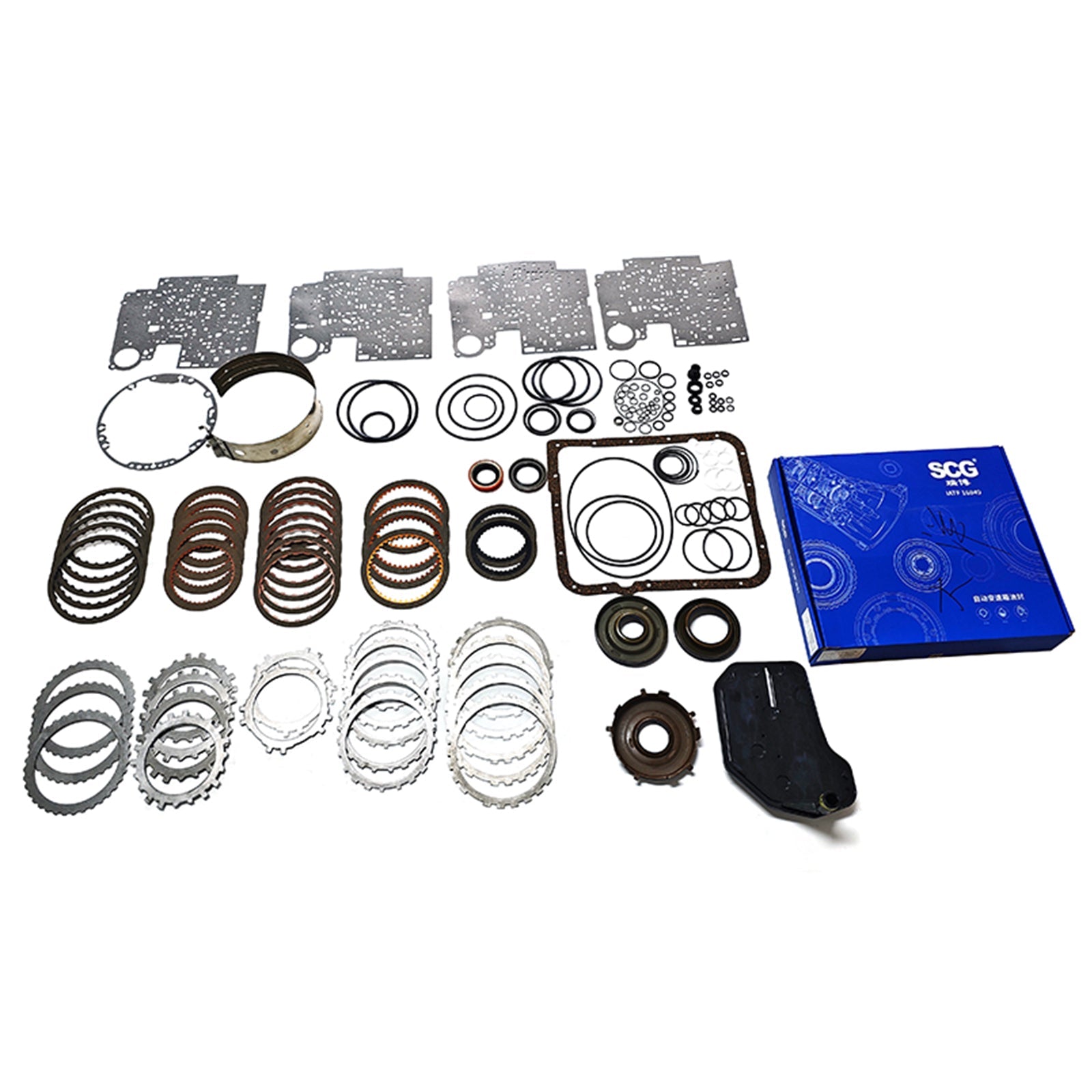 4L60E Transmission Super Master Rebuild Kit with Steels & Pistons 2004 & Up