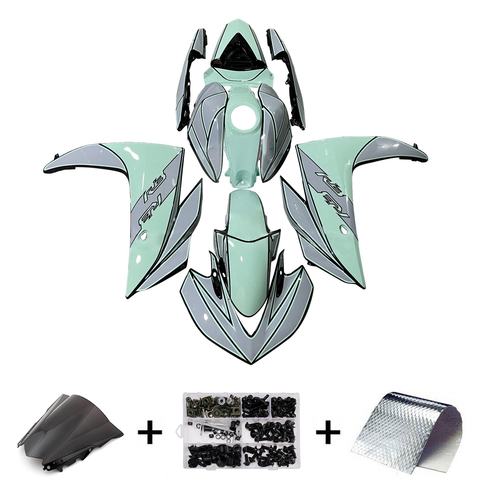 Injection Fairing Kit Bodywork ABS For Yamaha YZF-R3 2014-2018 R25 2015-2017