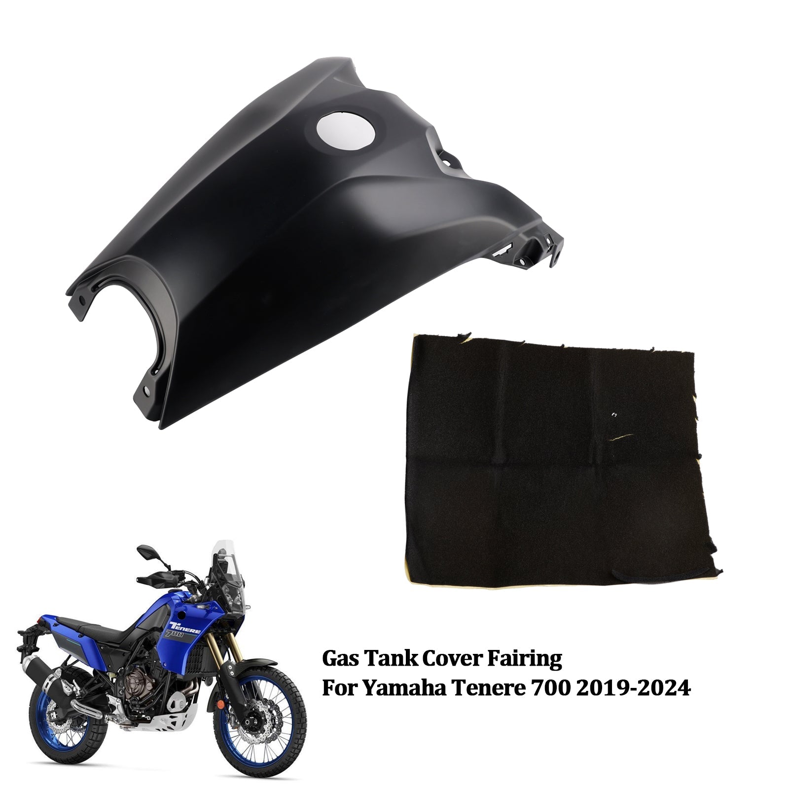 Gas Tank Cover Guard Fairing Protector For Yamaha Tenere 700 2019-2024