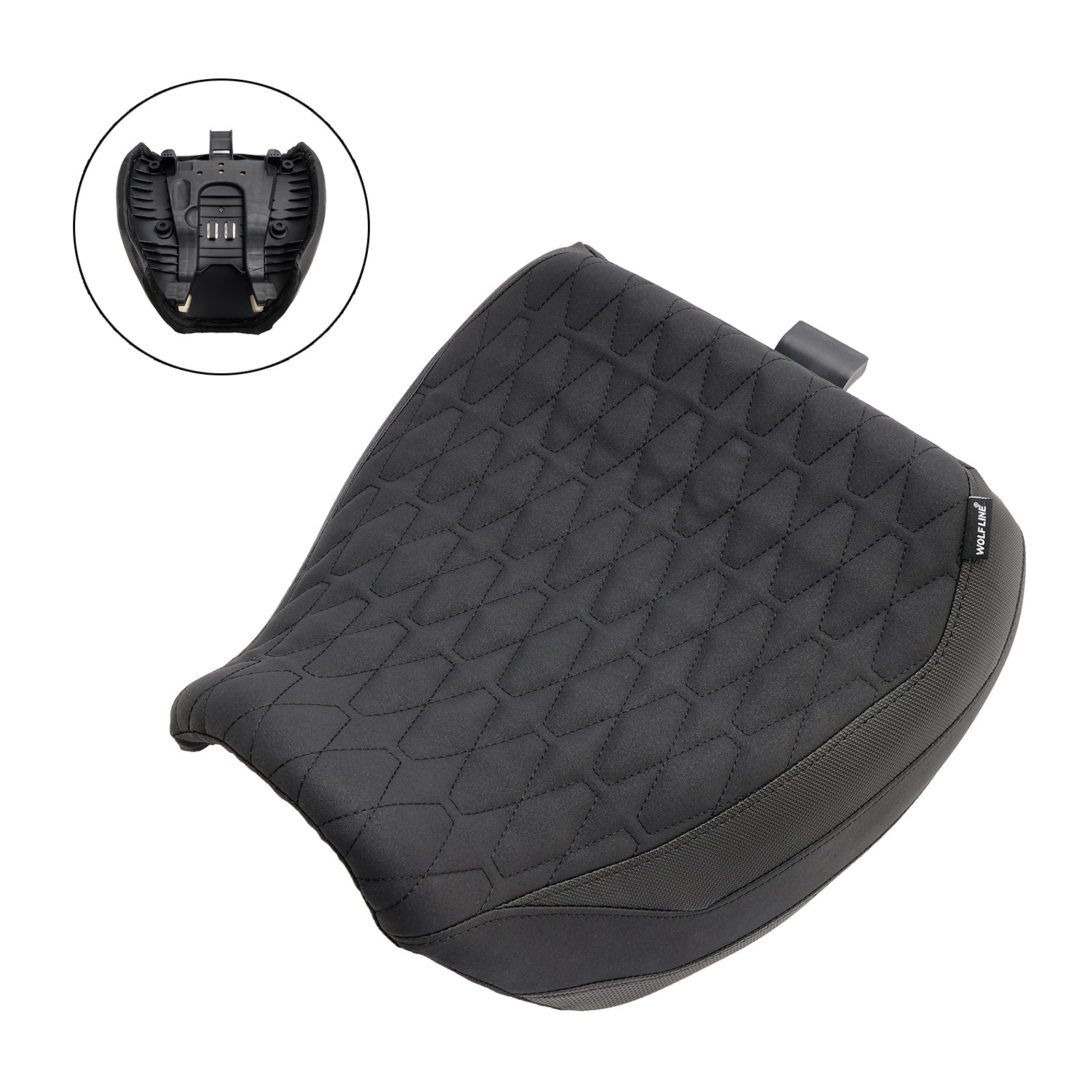 2021-2023 Pan America 1250 Front Raider Seat Driver Cushion Pu Black