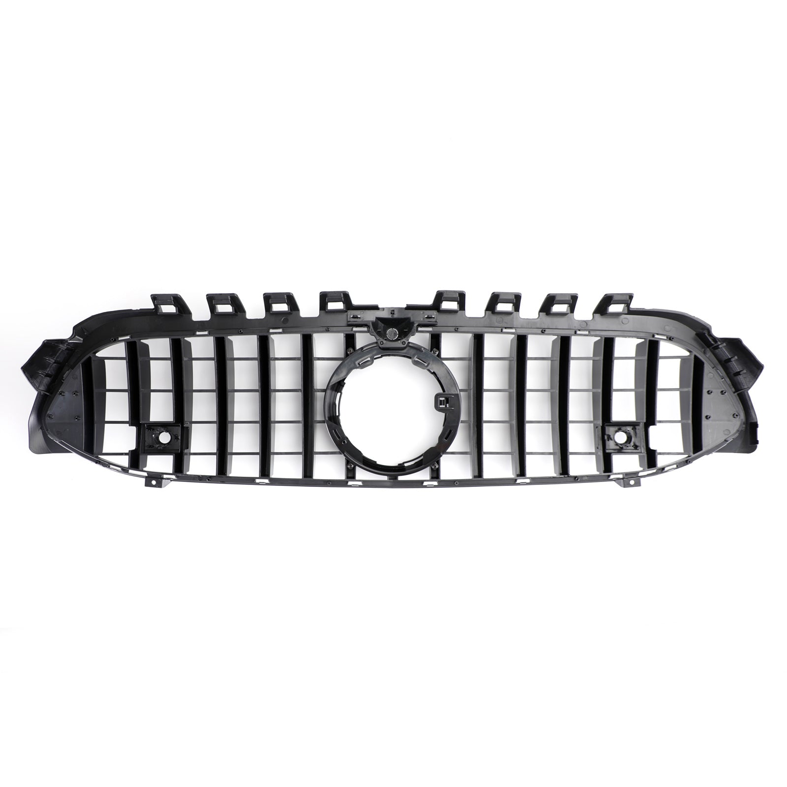 GT Style Front Bumper Grille Fit Mercedes Benz A-Class W177 2019-2023 Black