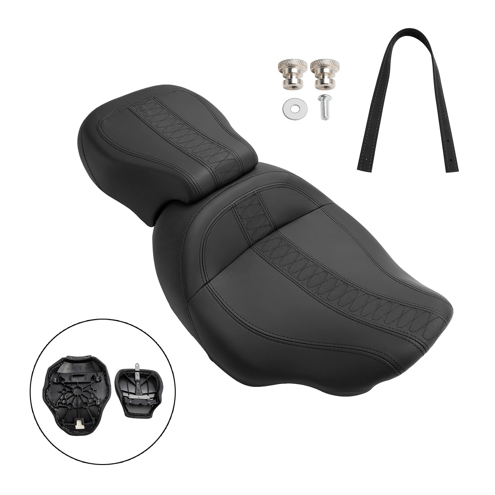 2023-2024 Touring Cvo Glide Rider Passenger Seat Front Rear Cushion