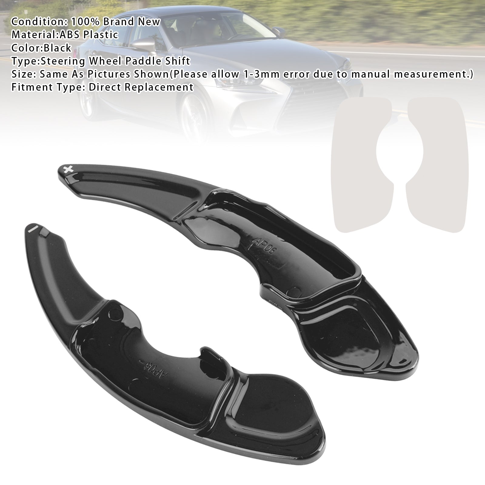 Steering Wheel Paddle Shifter Extensions For Lexus IS RC RCF NX