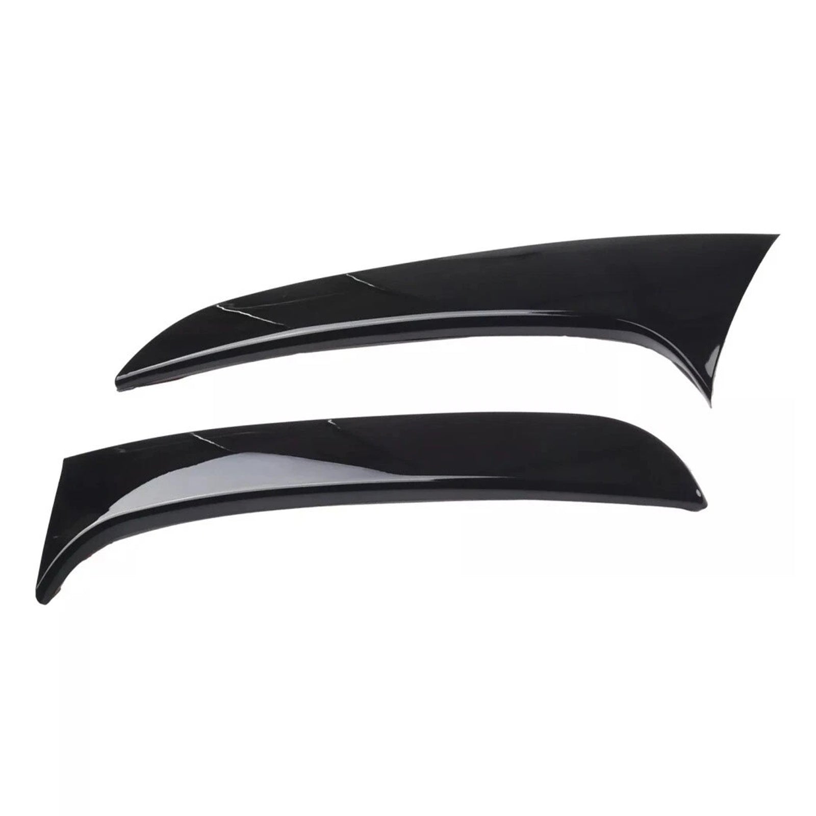 2012-2019 BMW 1 Series F20 F21 Gloss Black Pair Rear Window Side Wing Spoiler