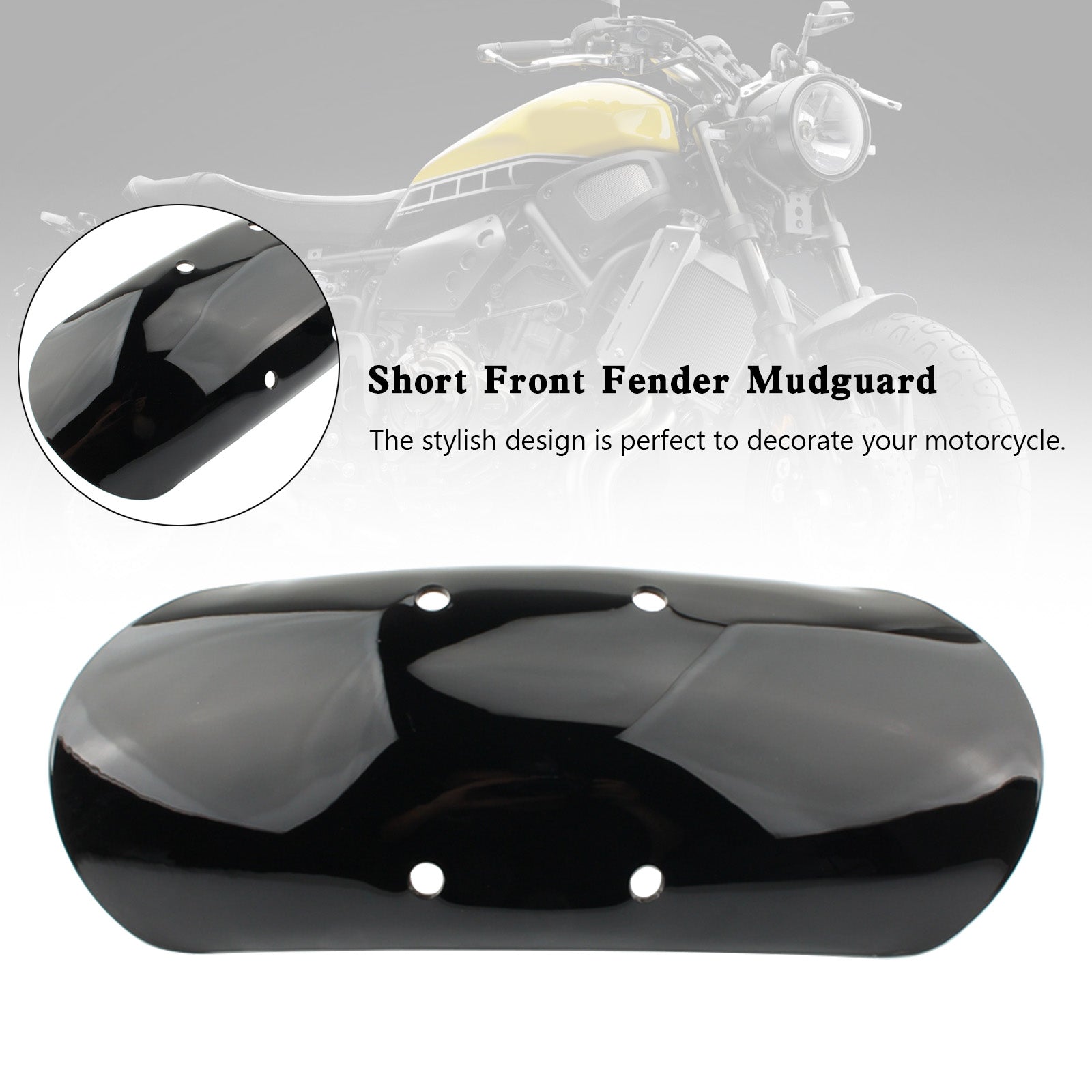 ABS Short Front Fender Mudguard For Moto Guzzi V7 �?V7 �?Stone Special Nevada