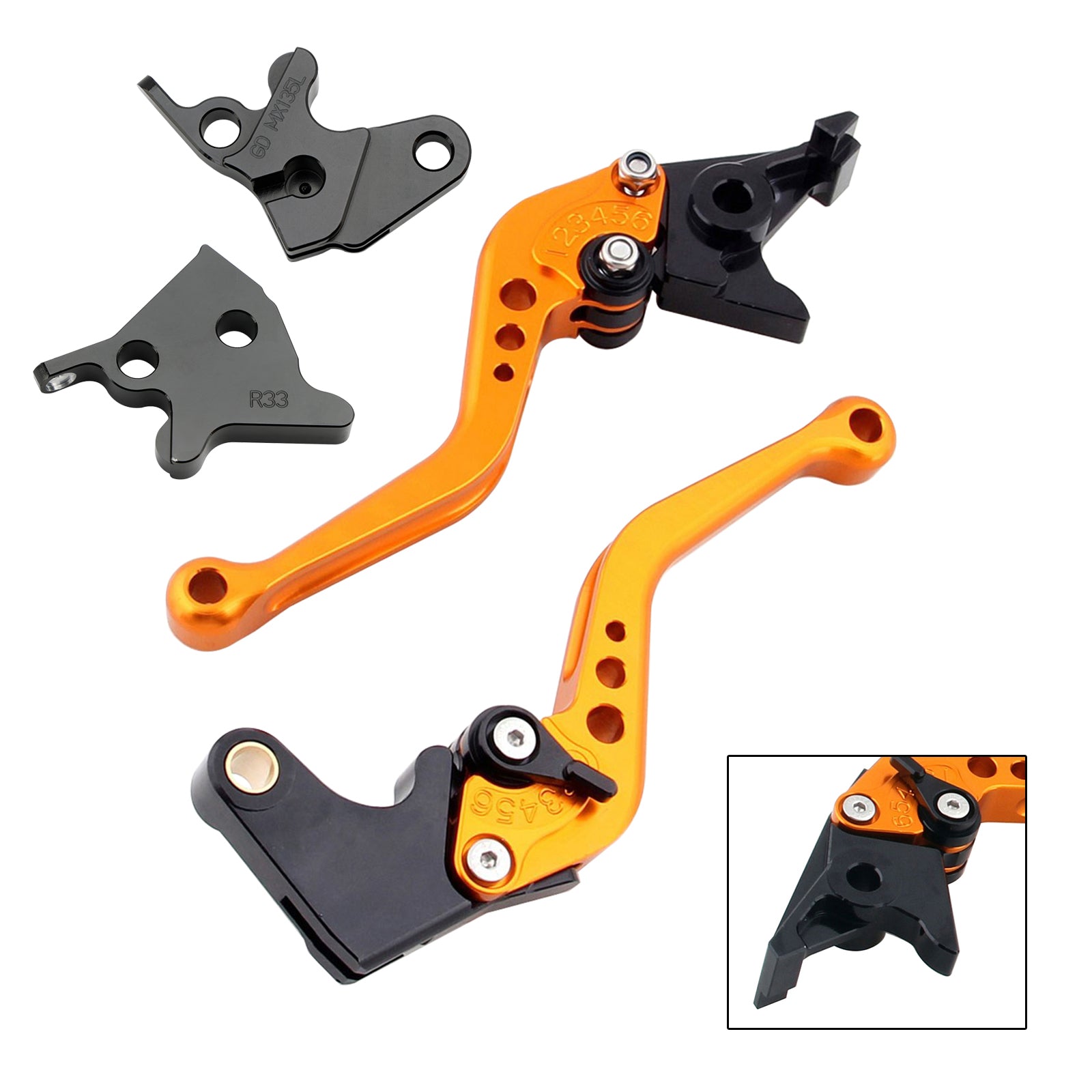 2005-2014  YAMAHA YBR125 NEW Short Clutch Brake Lever