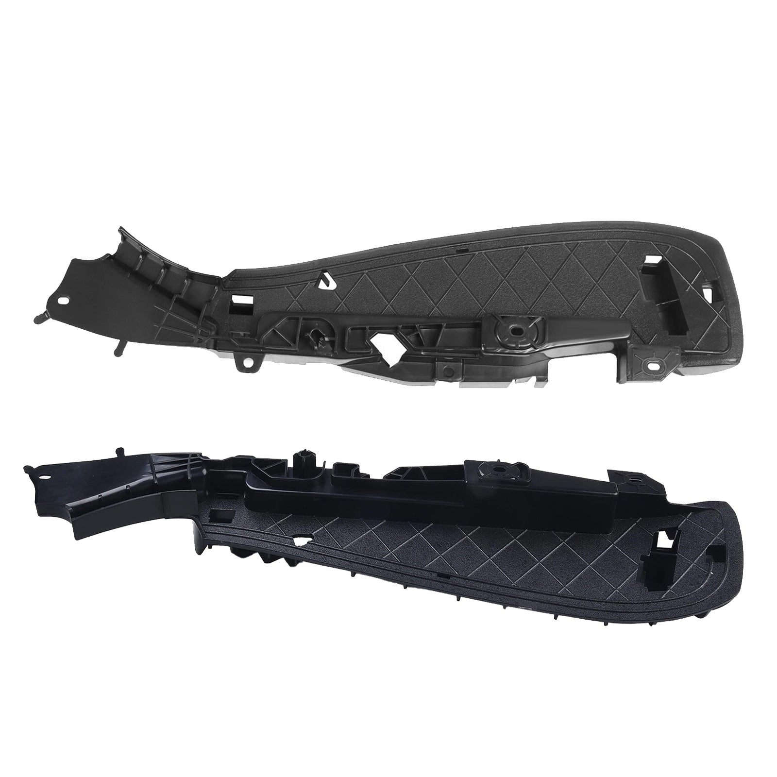 Left + Right Support Seat Track Rail Cover 52107317458 For BMW 5 7 Series