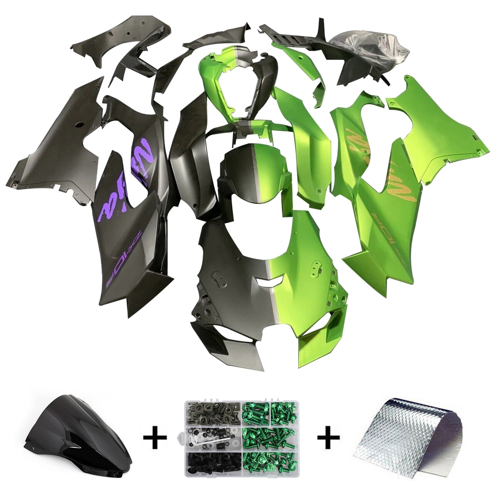 Kawasaki ZX-10R ZX-10RR 2021-2024 Fairing Kit Bodywork ABS