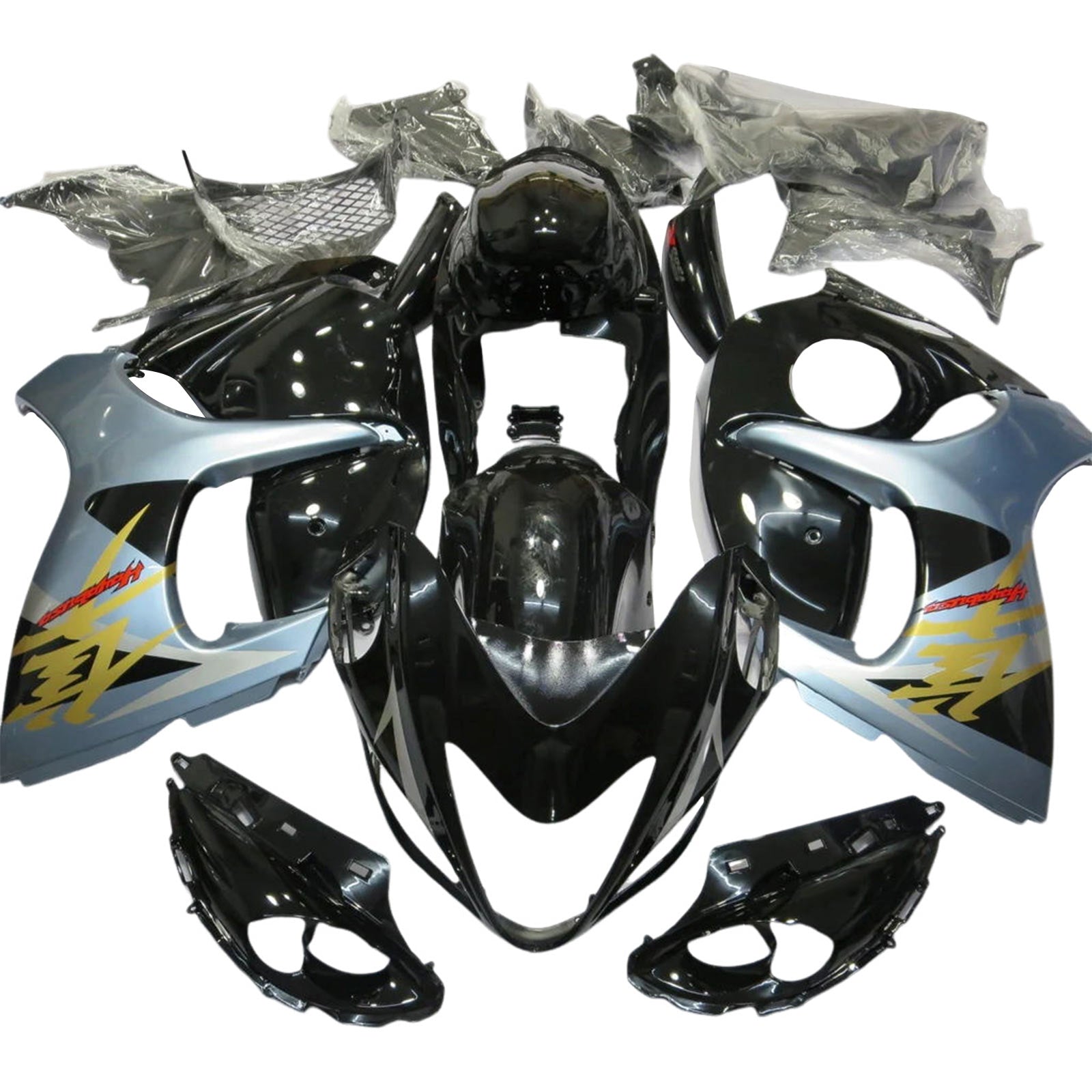 Amotopart Suzuki Hayabusa GSX1300R 2008-2020 Kit Carenado Carrocería Plástico ABS