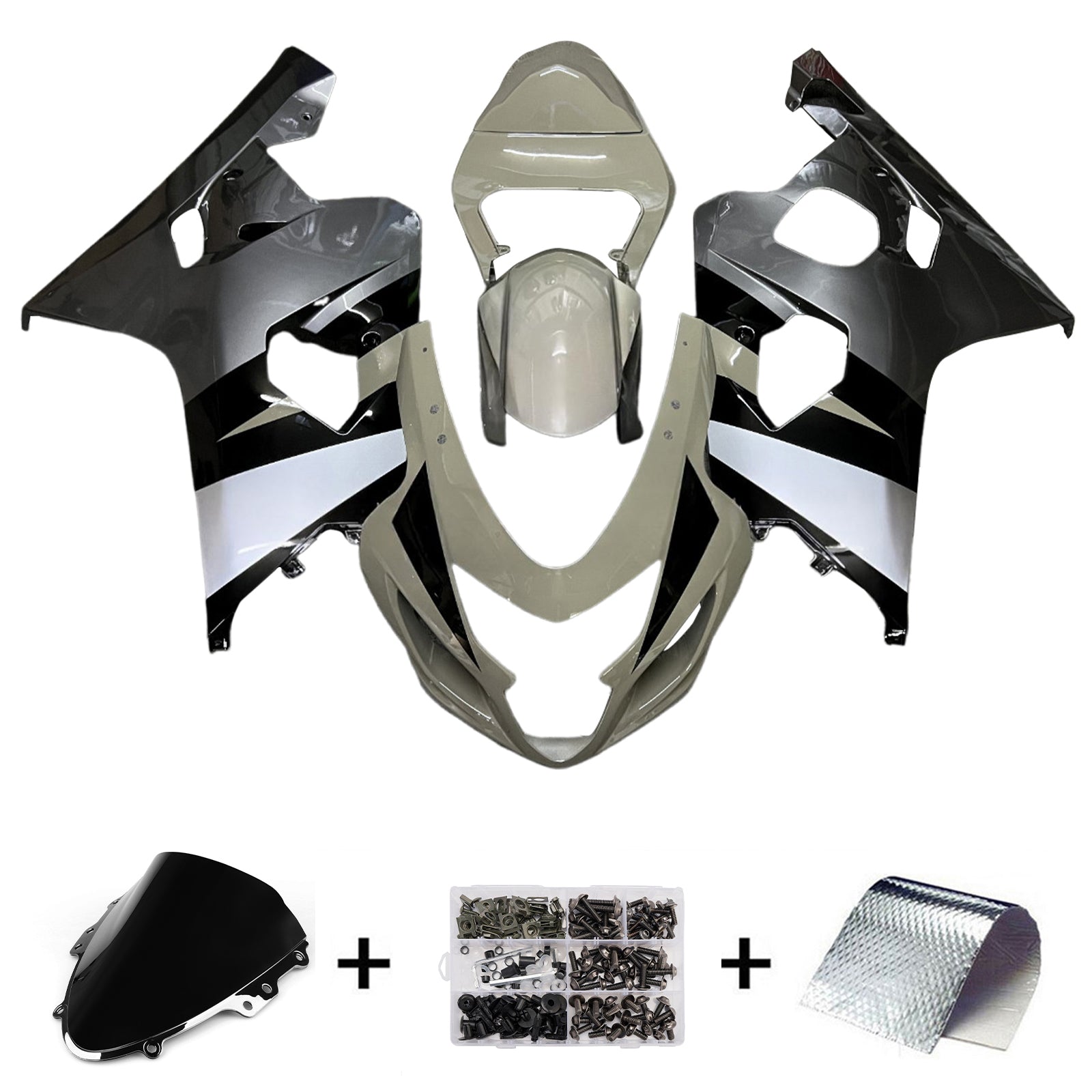 Injection Fairing Kit Bodywork Plastic ABS For Suzuki GSXR 600/750 2004-2005 K4