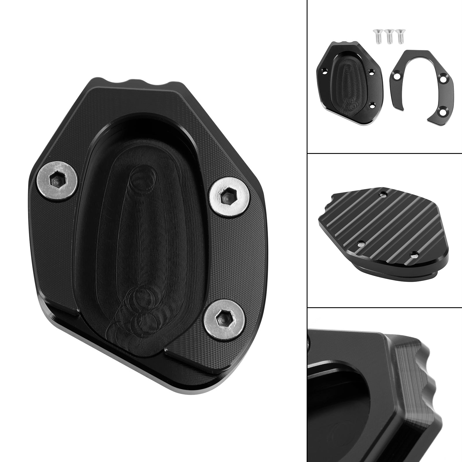 Kickstand Enlarge Plate Pad fit for speed twin 1200 2019-2021 thruxton 1200/R 2016-2019