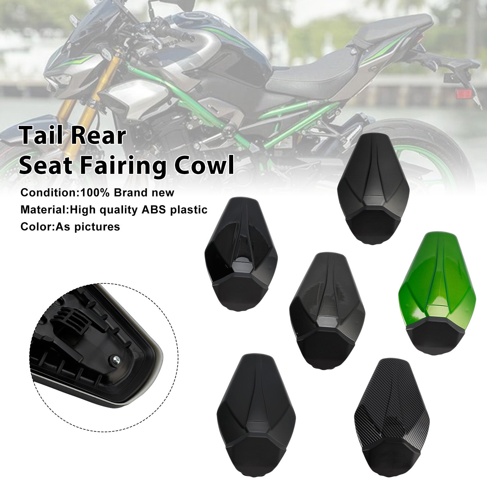 2025-2026 Kawasaki Z900 Z900SE Tail Rear Seat Fairing Cowl