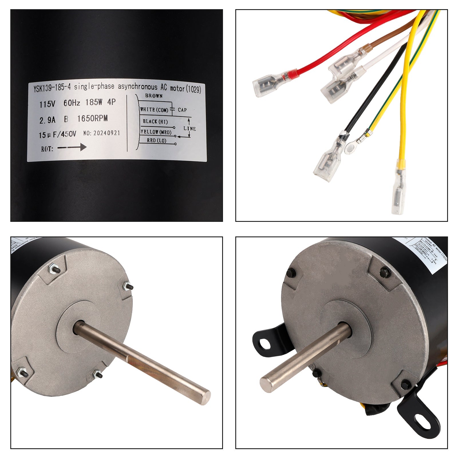 3314471.011 Fan Motor Assembly for Dometic Penguin II Replaces GENTEQ F48AE48A61