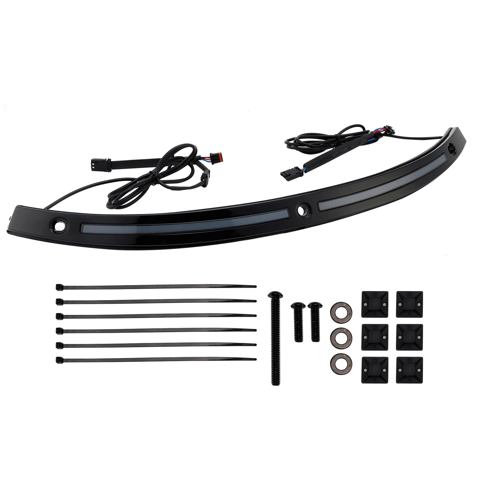 2014+Touring Electra Glide Street Glide Ultra Limited LED Running Turn Signal Light Windshield Trim