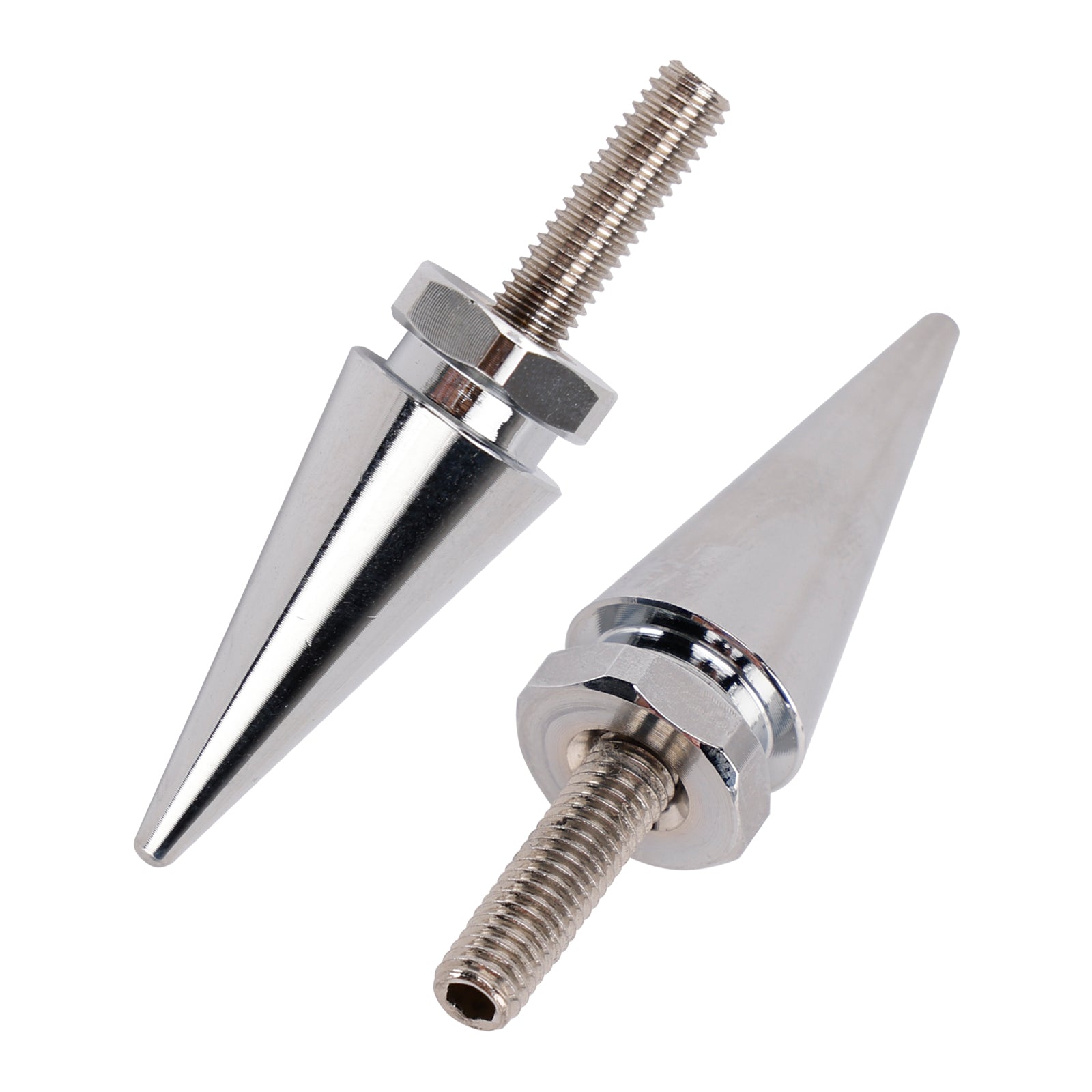 4pcs Spike Windshield Fairing Bolts in Silver For Touring Road Glide 2015-2025