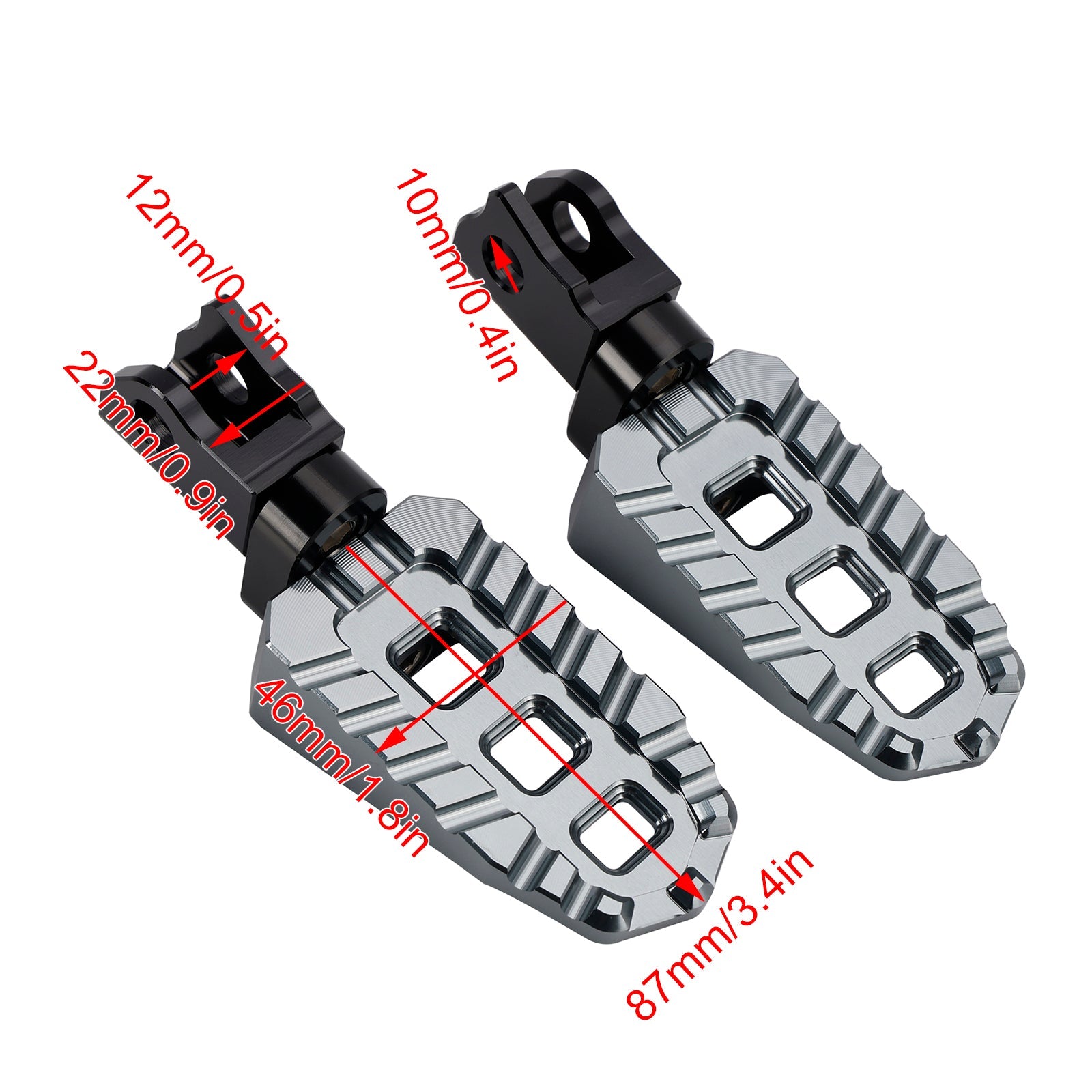 2020-2024 KAWASAKI KLX230S KLX230R 앞 발판 발 페그