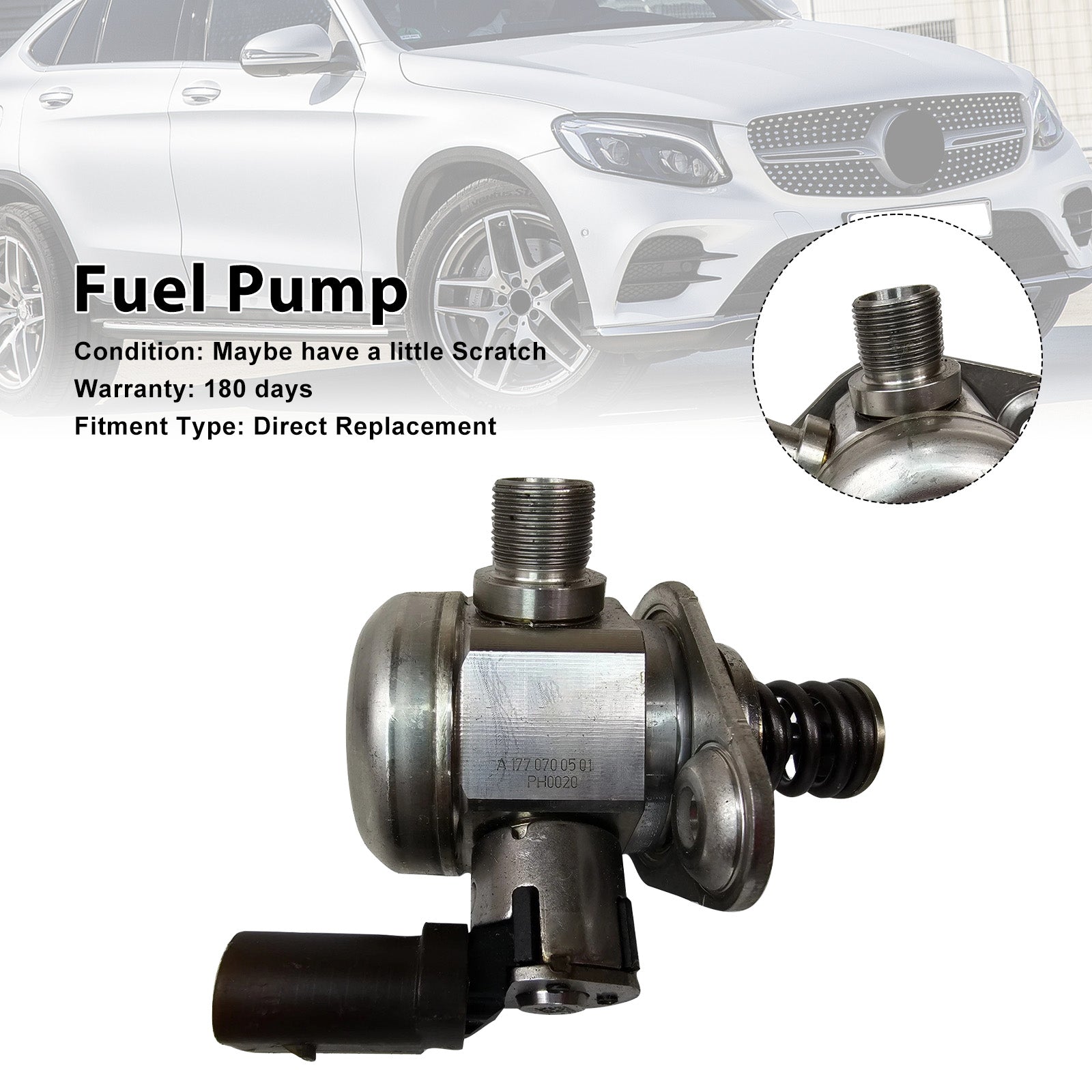 Mercedes-Benz GLC-Class C253 High Pressure Fuel Pump A1770700501