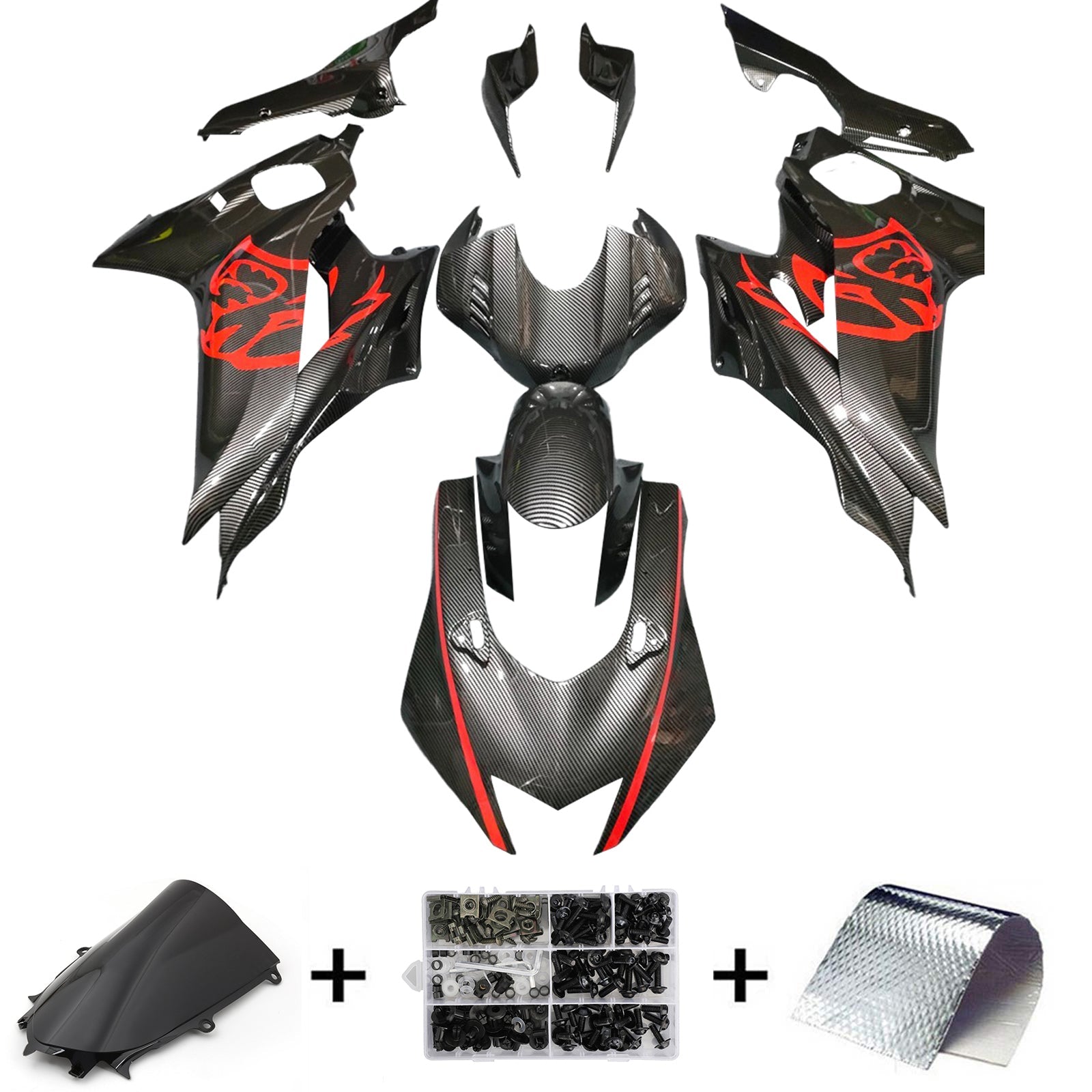 Yamaha YZF-R6 2017-2023 Fairing Kit Bodywork Plastic ABS