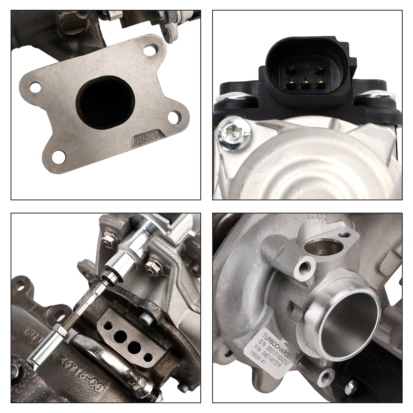 2015 Seat Ibiza L4 1.4L Supercharged Turbo Turbocharger 04E145704P