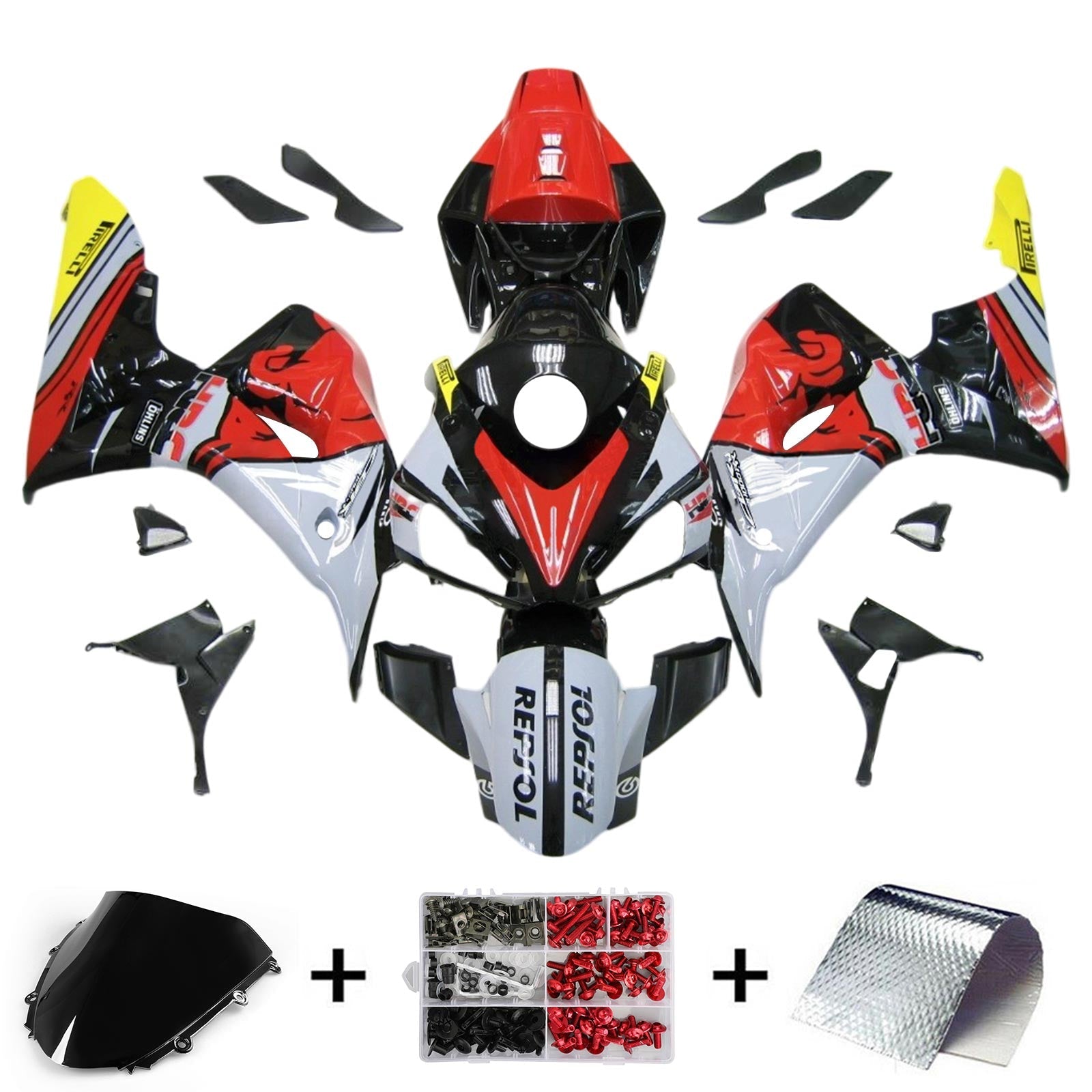 Honda CBR1000RR 2006-2007 Fairing Kit Bodywork Plastic ABS