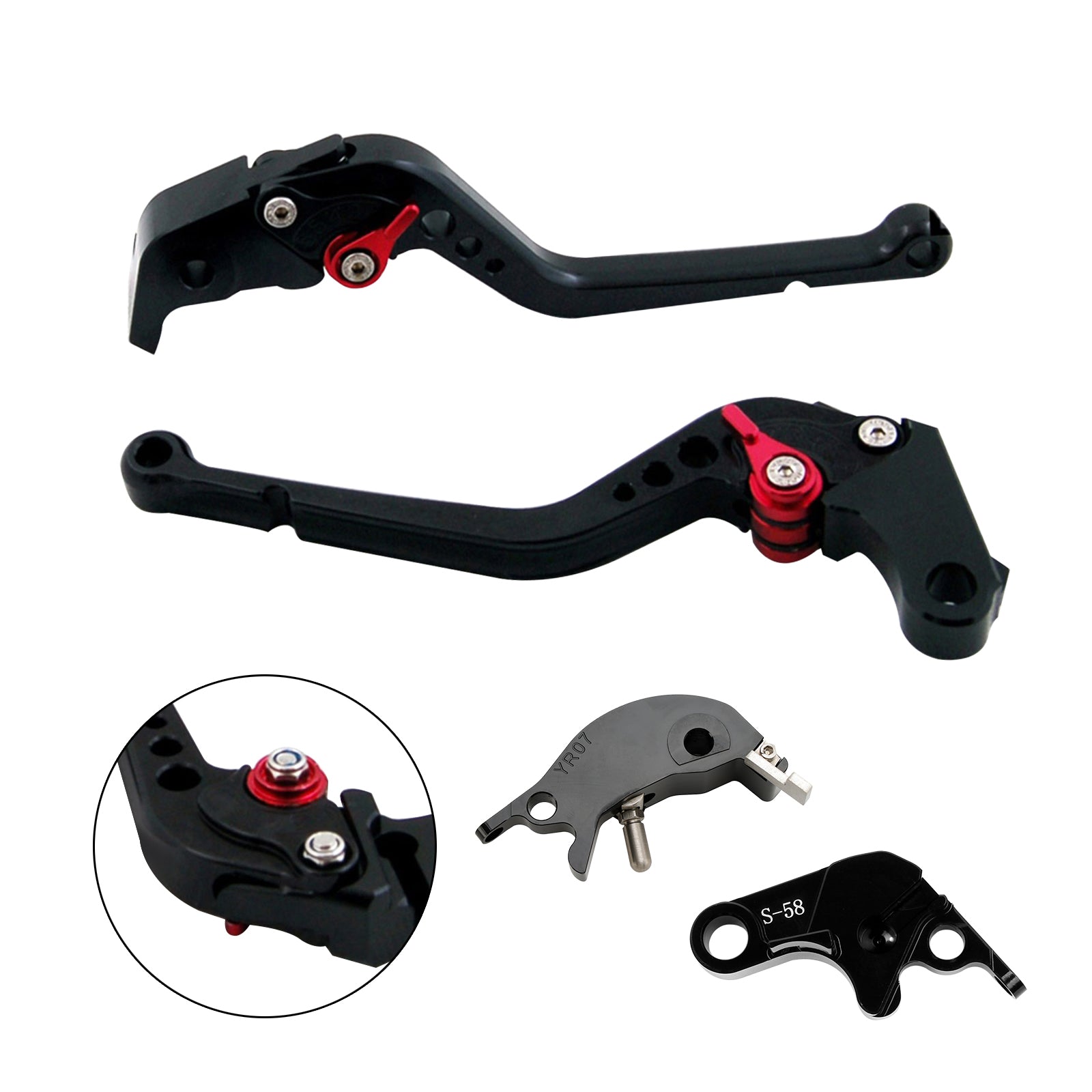 Long Clutch Brake Lever fit for YAMAHA YZF R7 MT-10/SP FZ-10/SP 2022-23